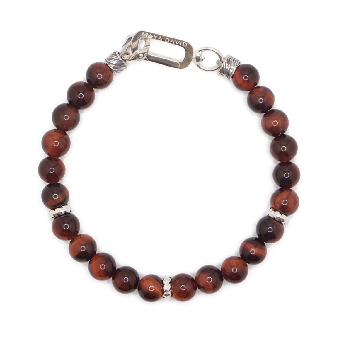 Red Tiger's Eye | Sterling Silver | 6mm