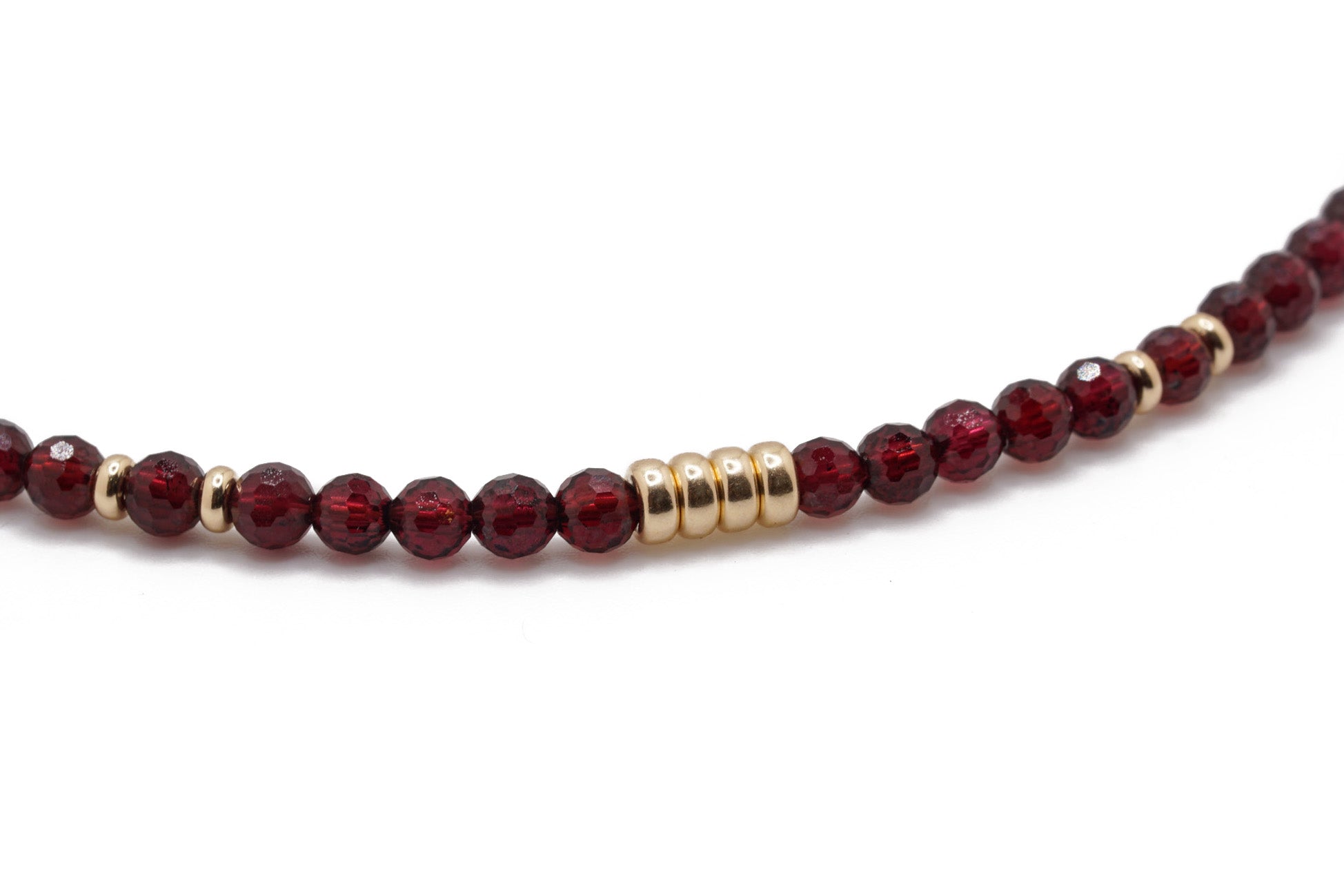 Ember Necklace | Garnet & 14K Gold