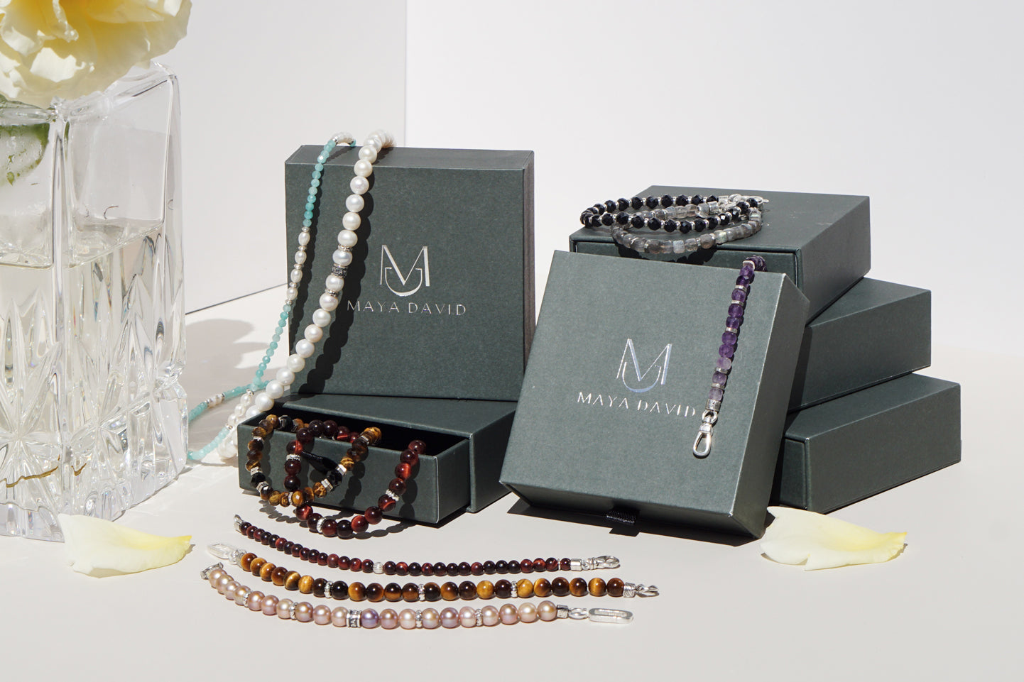 Legacy Bracelet | Tiger's Eye, Black Spinel & Sterling Silver
