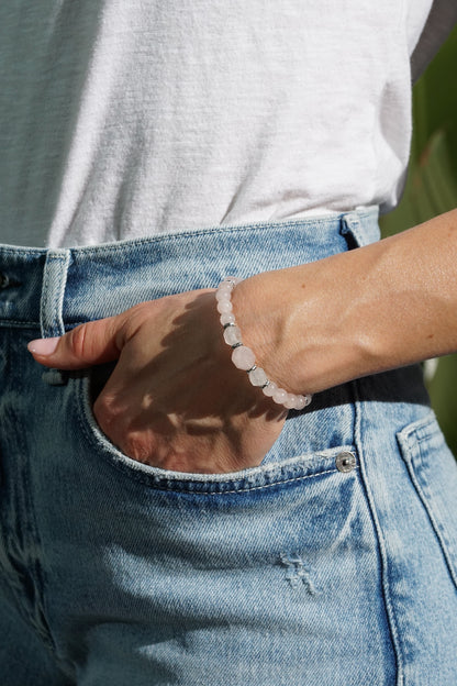 Women's Rose Quartz | Sterling Silver | 6mm