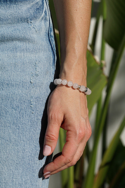 Women's Rose Quartz | Sterling Silver | 8mm