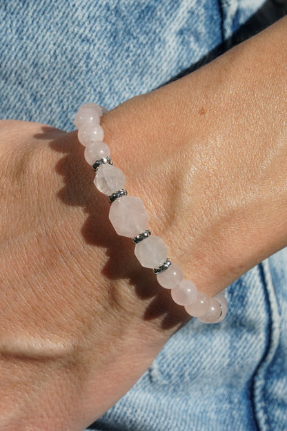 Women's Rose Quartz | Sterling Silver | 6mm