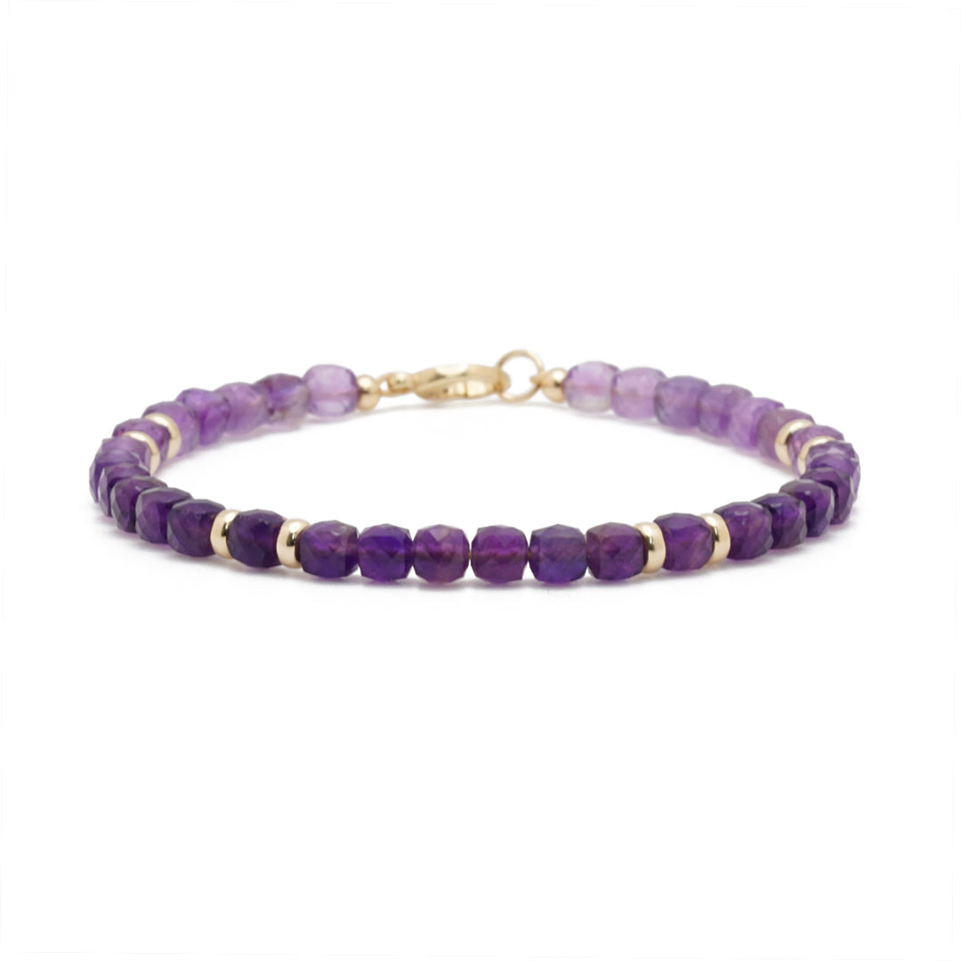 Solstice Bracelet | Amethyst & 14K Gold