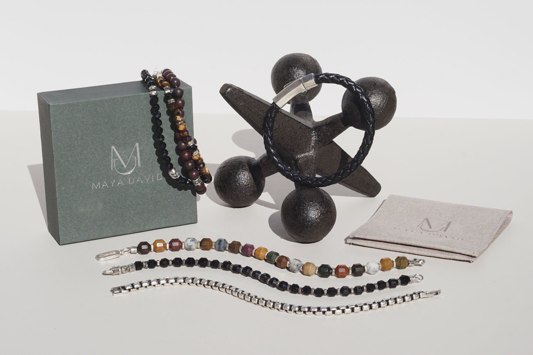 Arcanum Bracelet | Black Tourmaline & Sterling Silver
