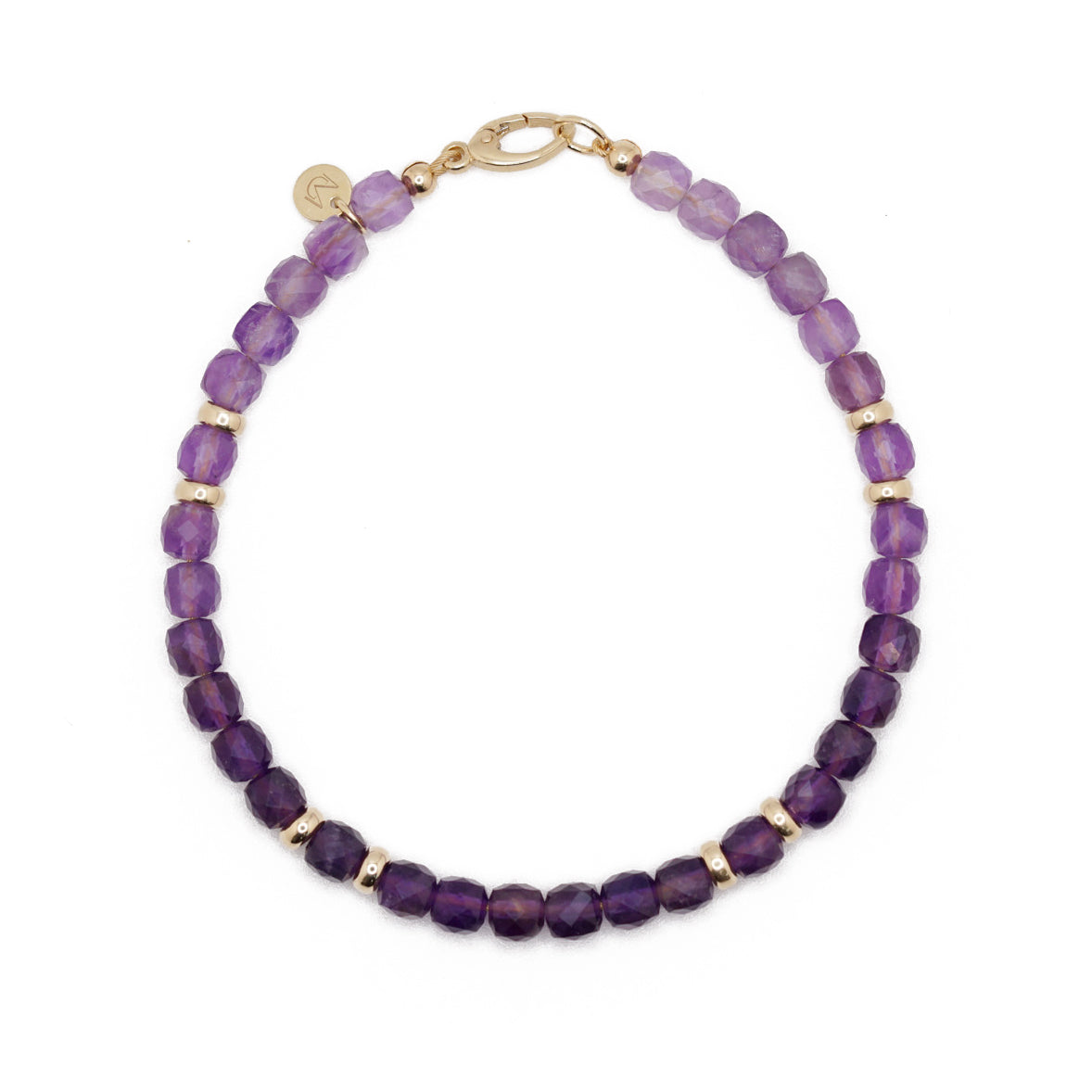 Solstice Bracelet | Amethyst & 14K Gold