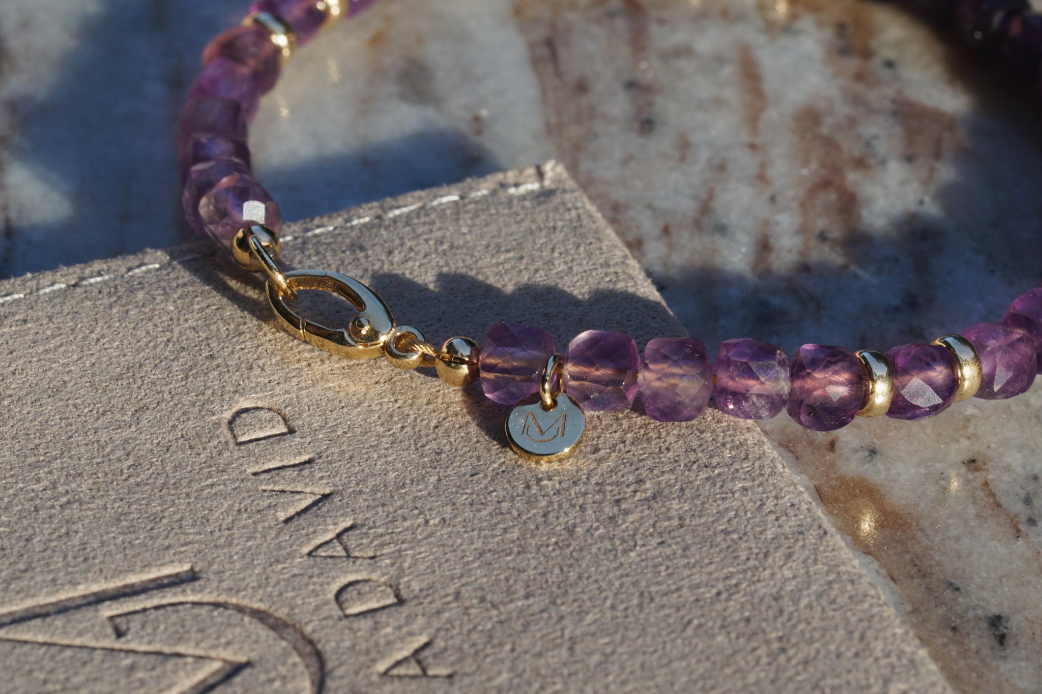 Solstice Bracelet | Amethyst & 14K Gold