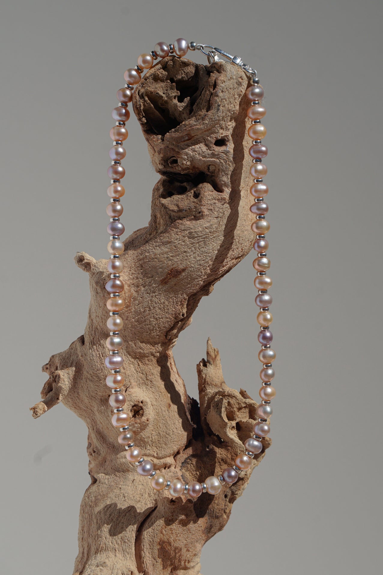 Mirage Pearl Necklace | Sterling Silver
