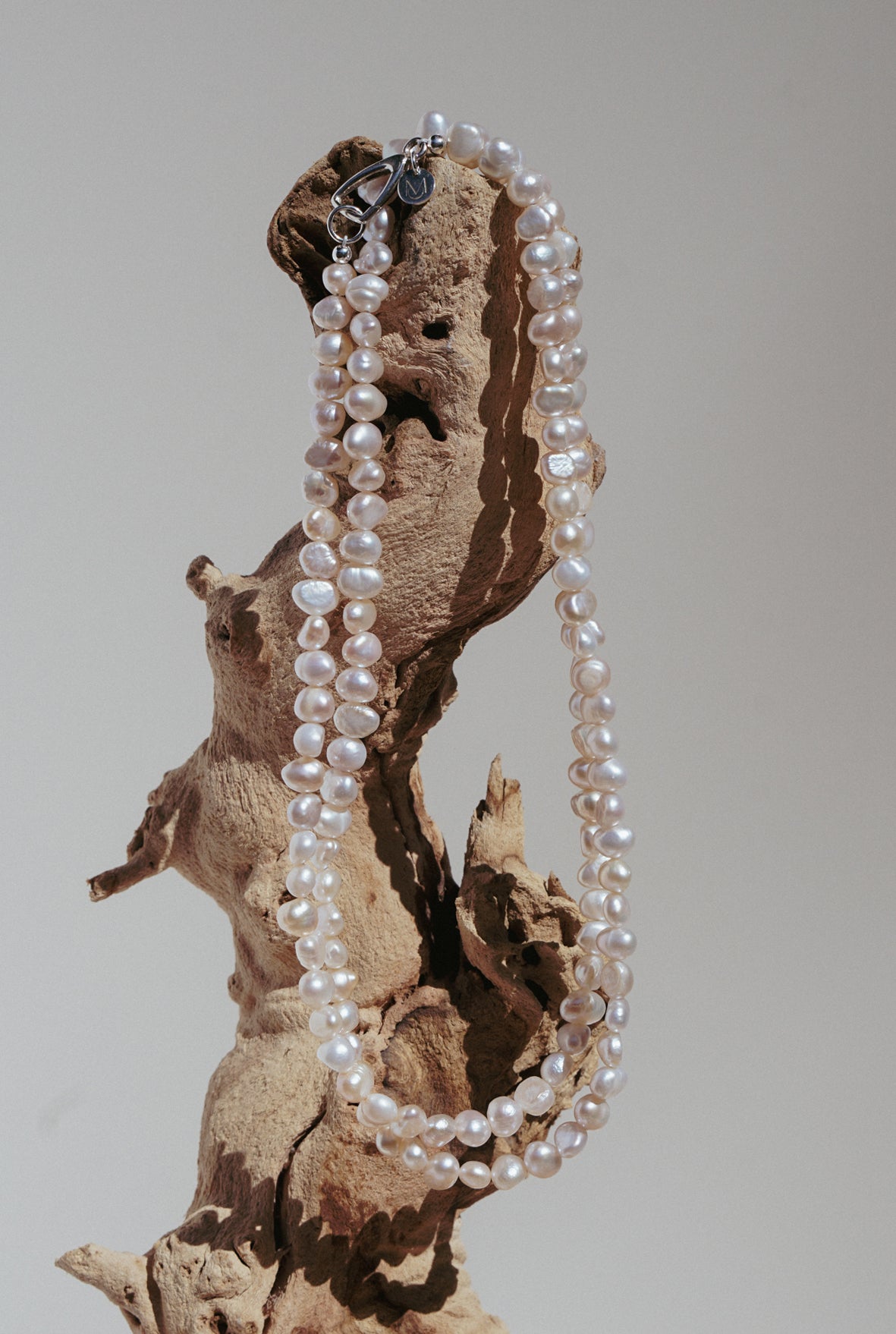 Coastline Pearl Necklace | Sterling Silver
