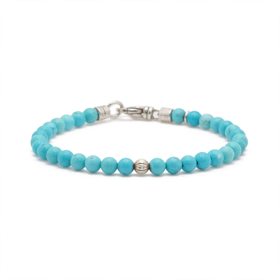 Refined Slim Bracelet | Turquoise & Sterling Silver