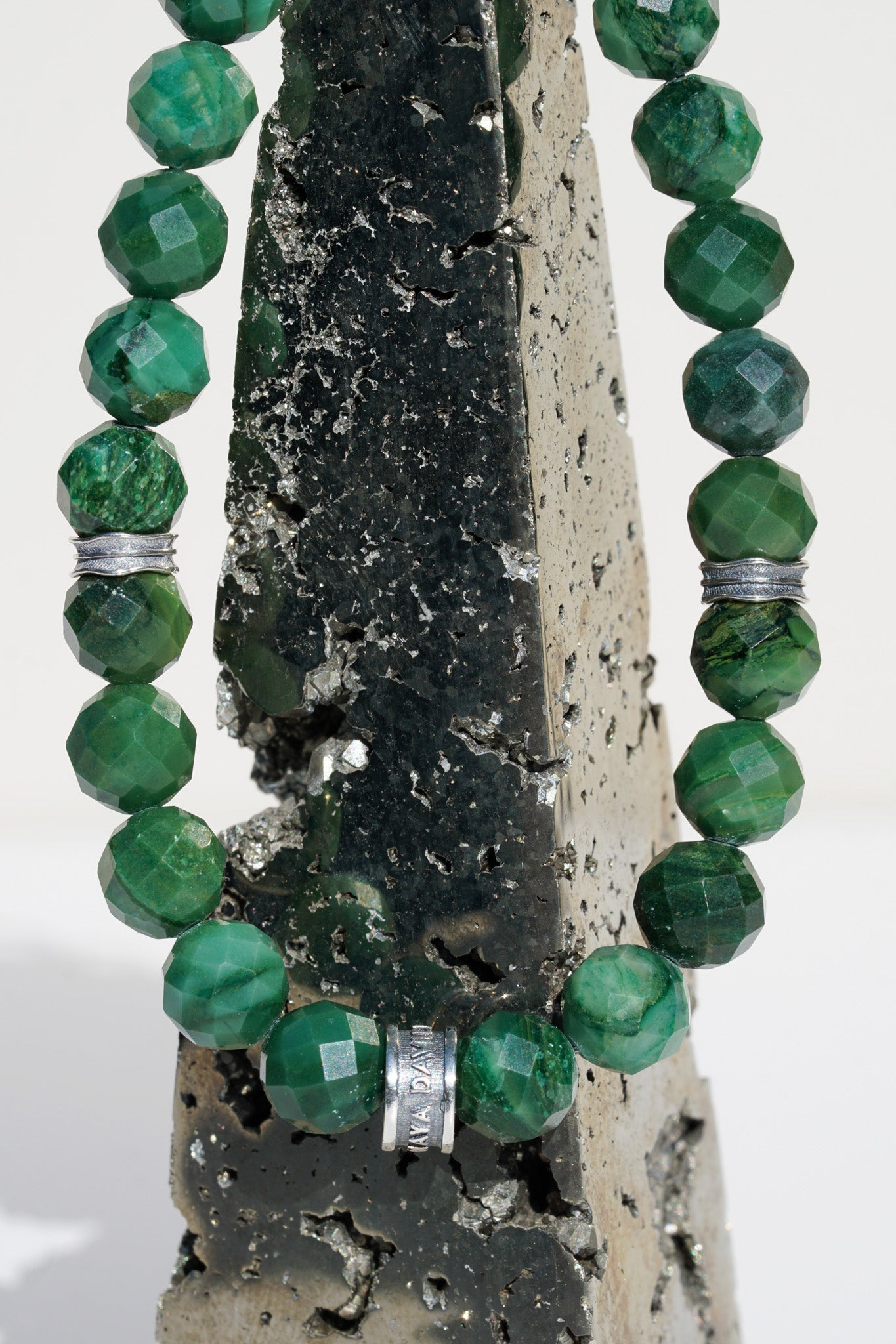 Origin Bracelet | African Jade & Sterling Silver