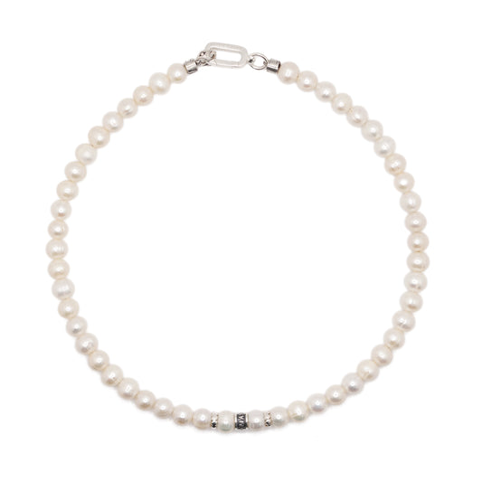 Freshwater Pearl Necklace | Sterling Silver