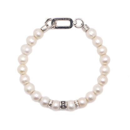 Freshwater Pearl Bracelet | Sterling Silver