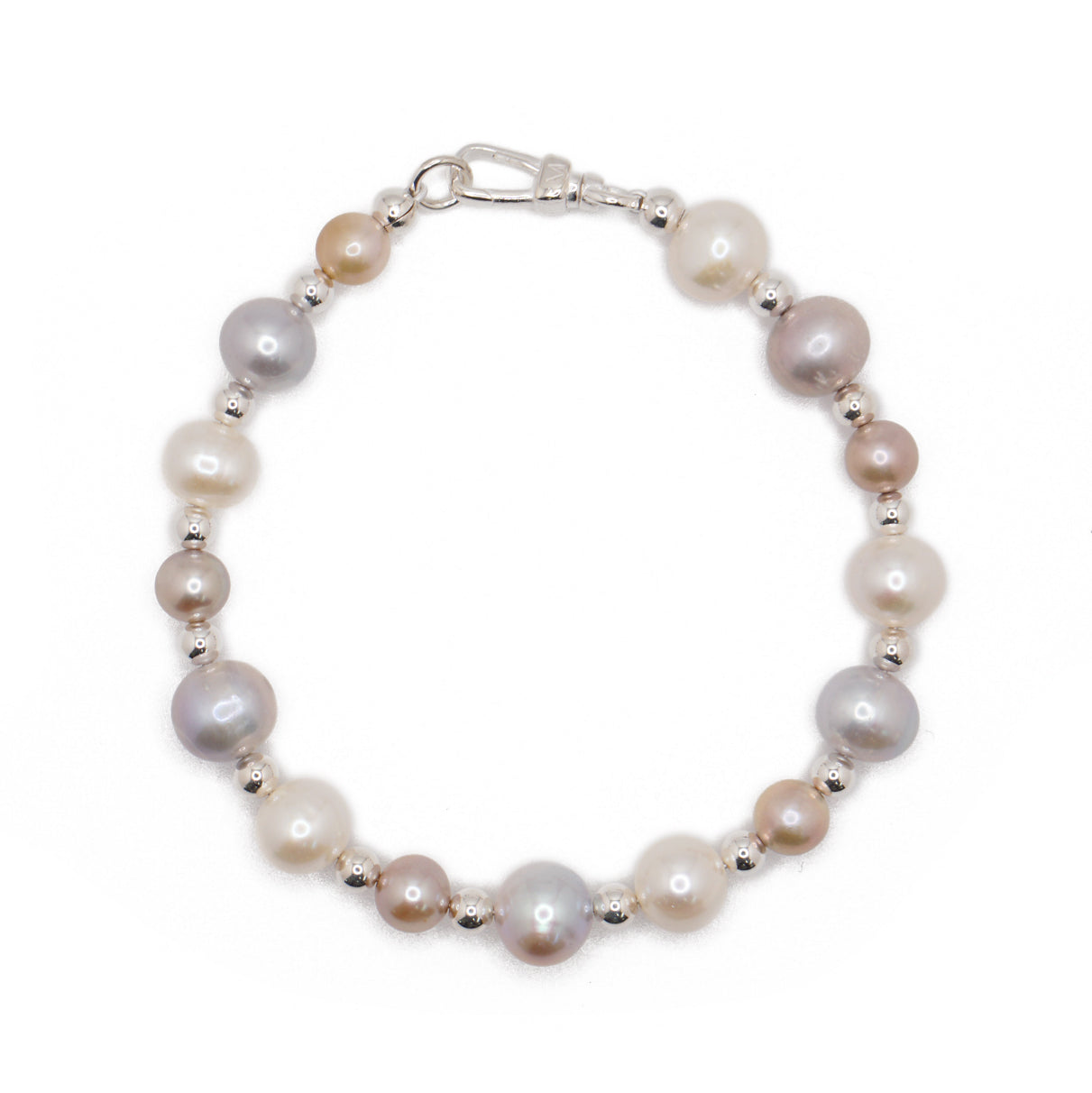 Luna Pearl Bracelet | Sterling Silver