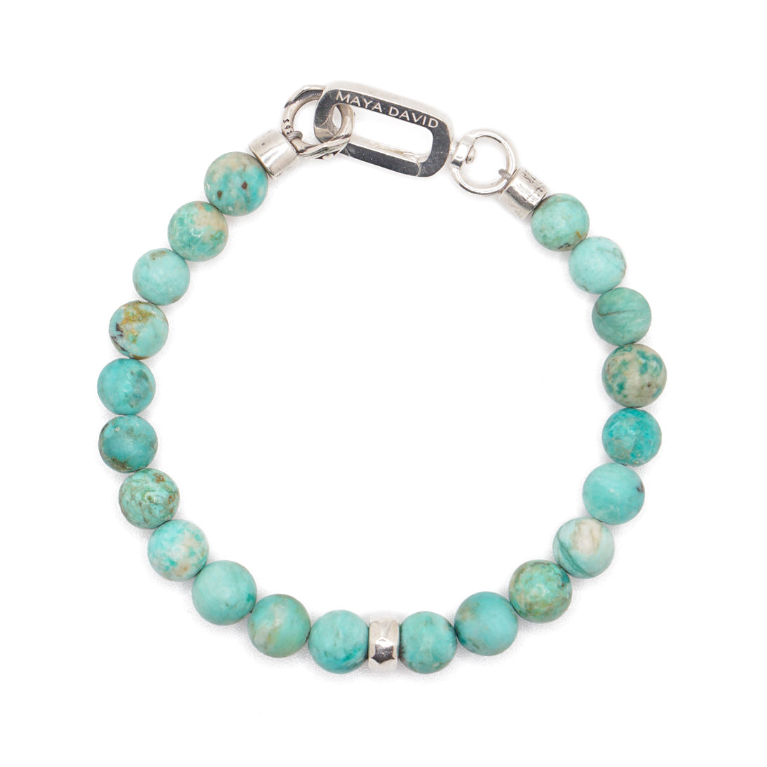Refined Signature Bracelet | Peruvian Turquoise & Sterling Silver