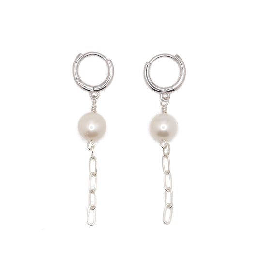 Pearl Earrings | Sterling Silver