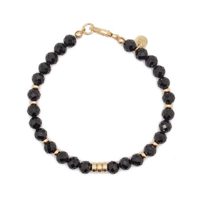 Black Spinel | 14K Gold | 5mm