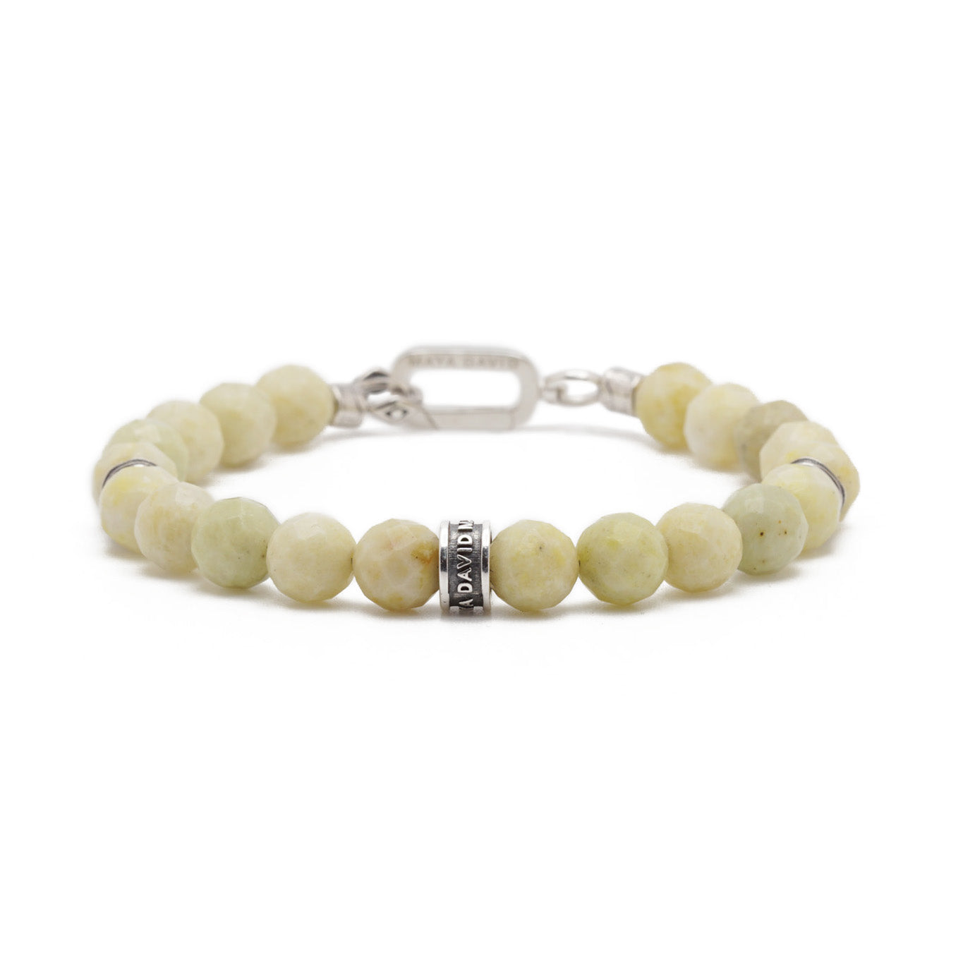 Origin Bracelet | Pineapple Jade & Sterling Silver