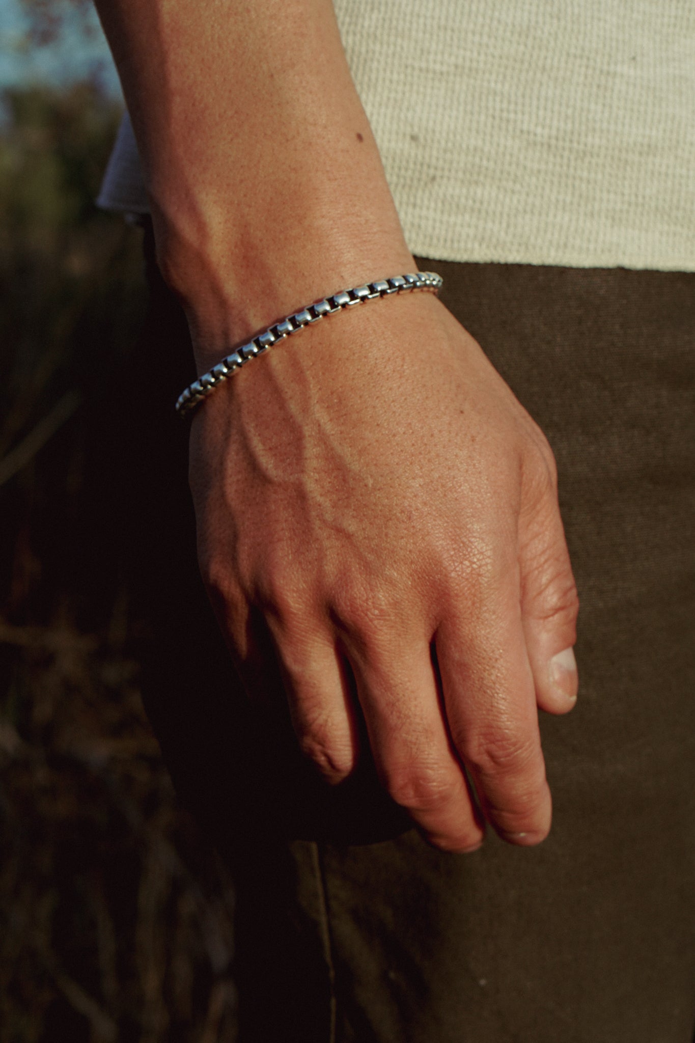 Box Chain Bracelet | Sterling Silver | 5mm