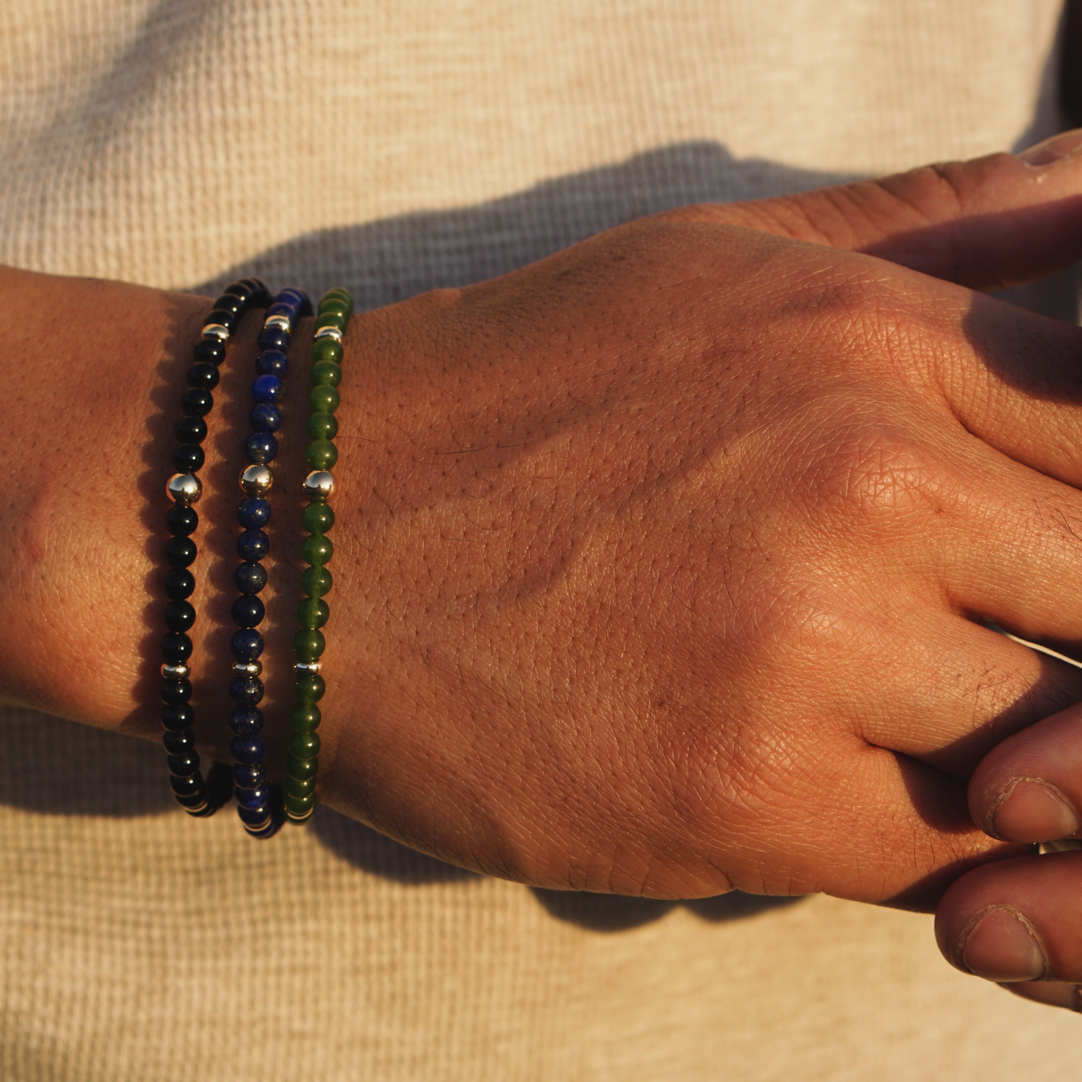 Aurum Bracelet | Lapis Lazuli & 14K Gold