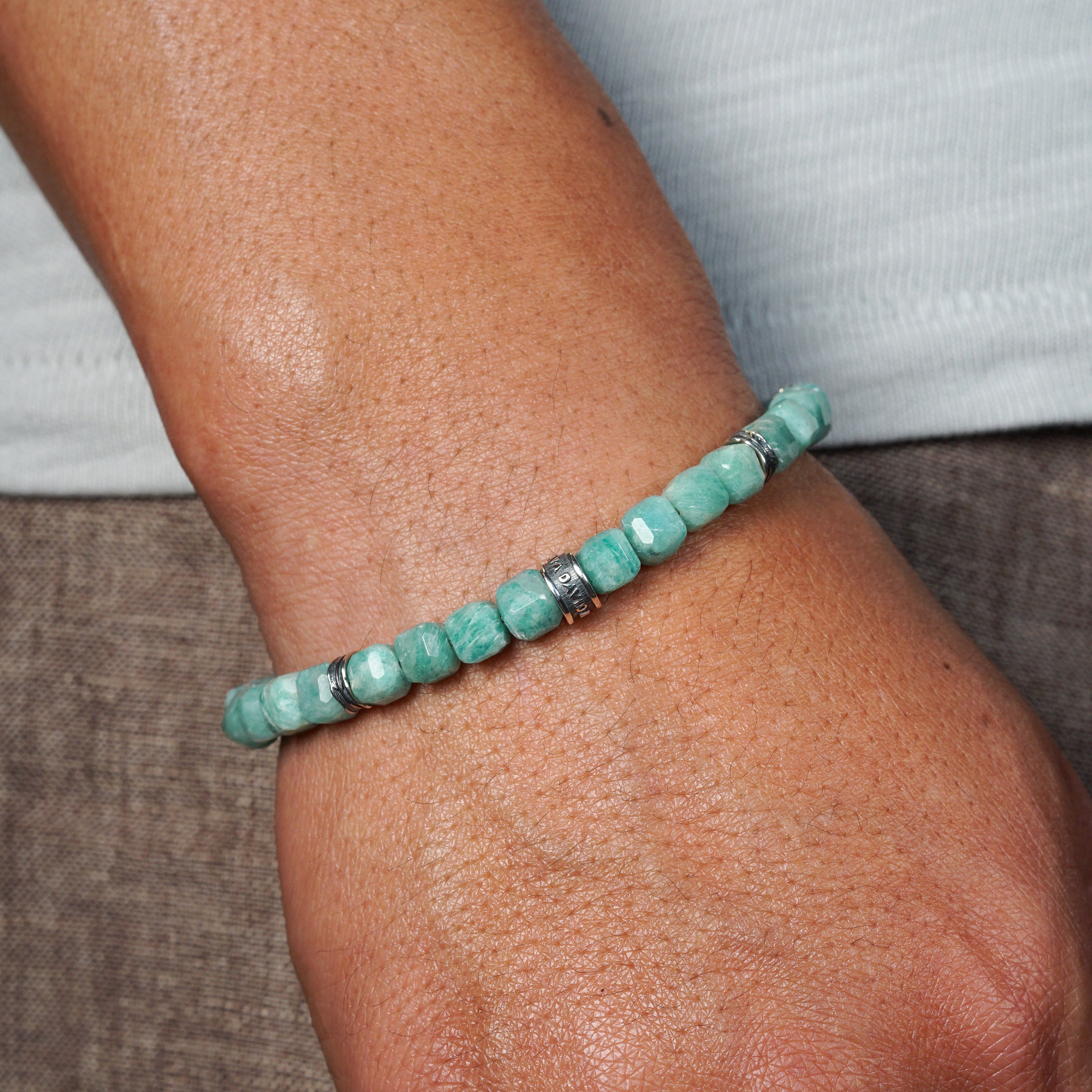 Equinox Bracelet | Amazonite & Sterling Silver