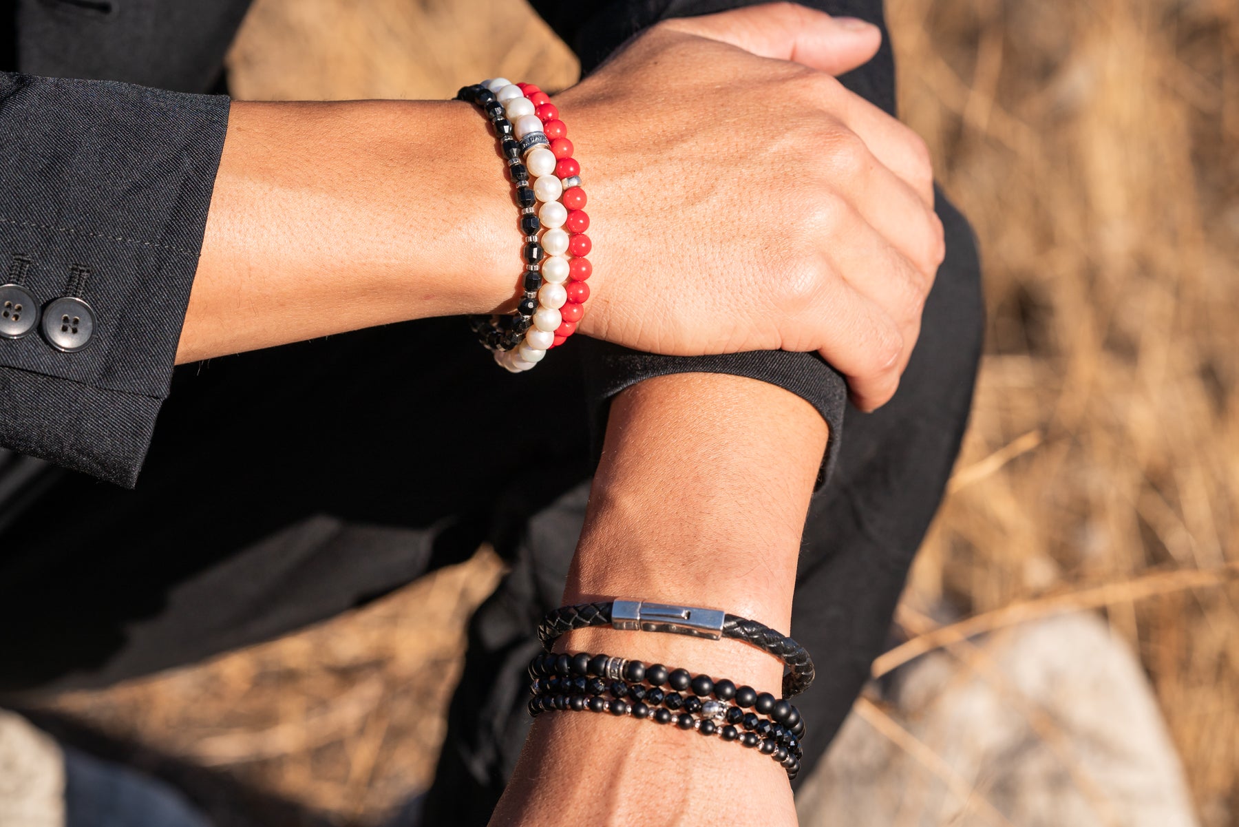 Arcanum Bracelet | Black Tourmaline & Sterling Silver