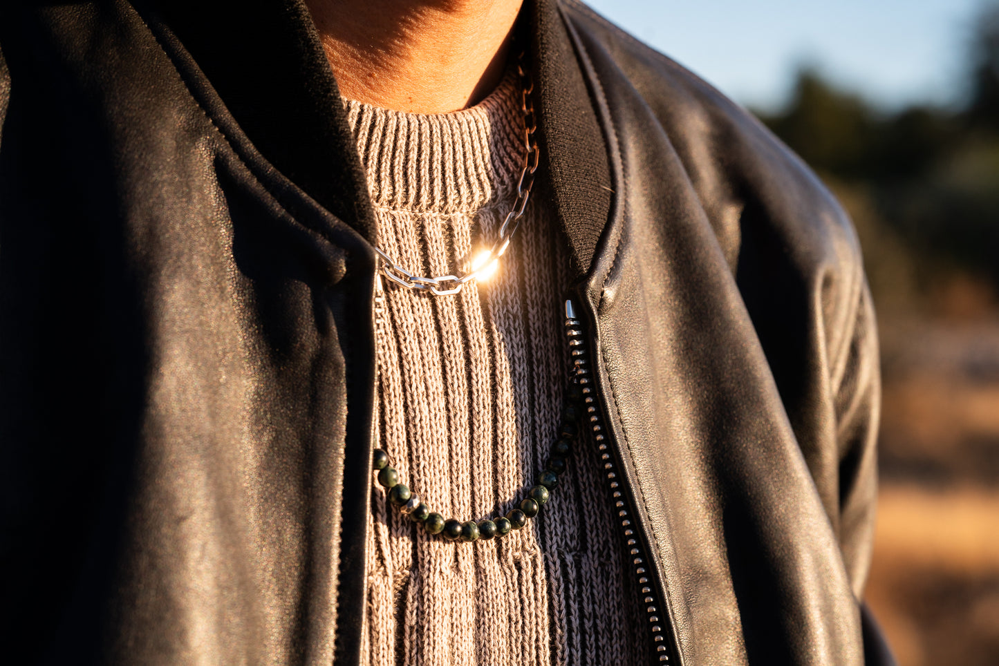 Oval Link Necklace | Sterling Silver