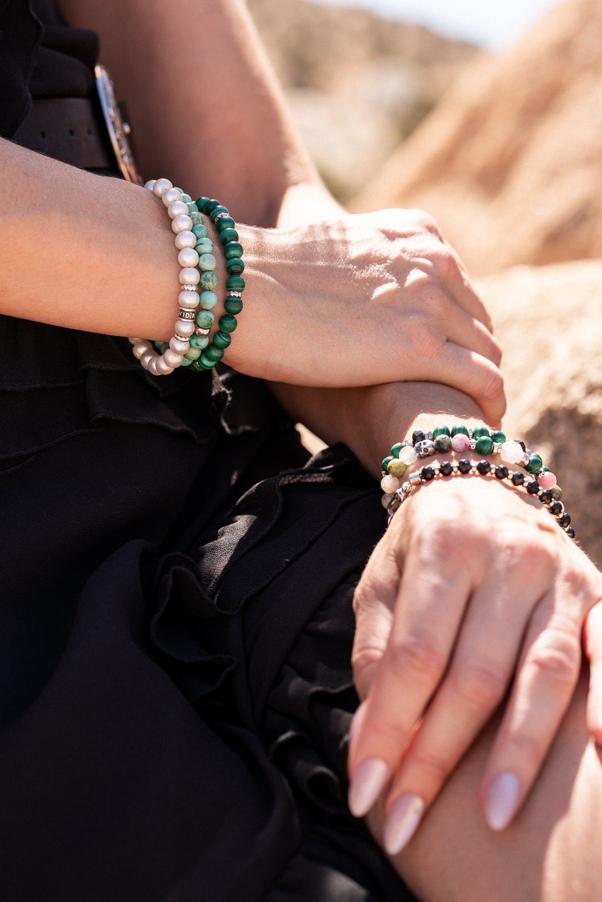 Refined Signature Bracelet | Peruvian Turquoise & Sterling Silver