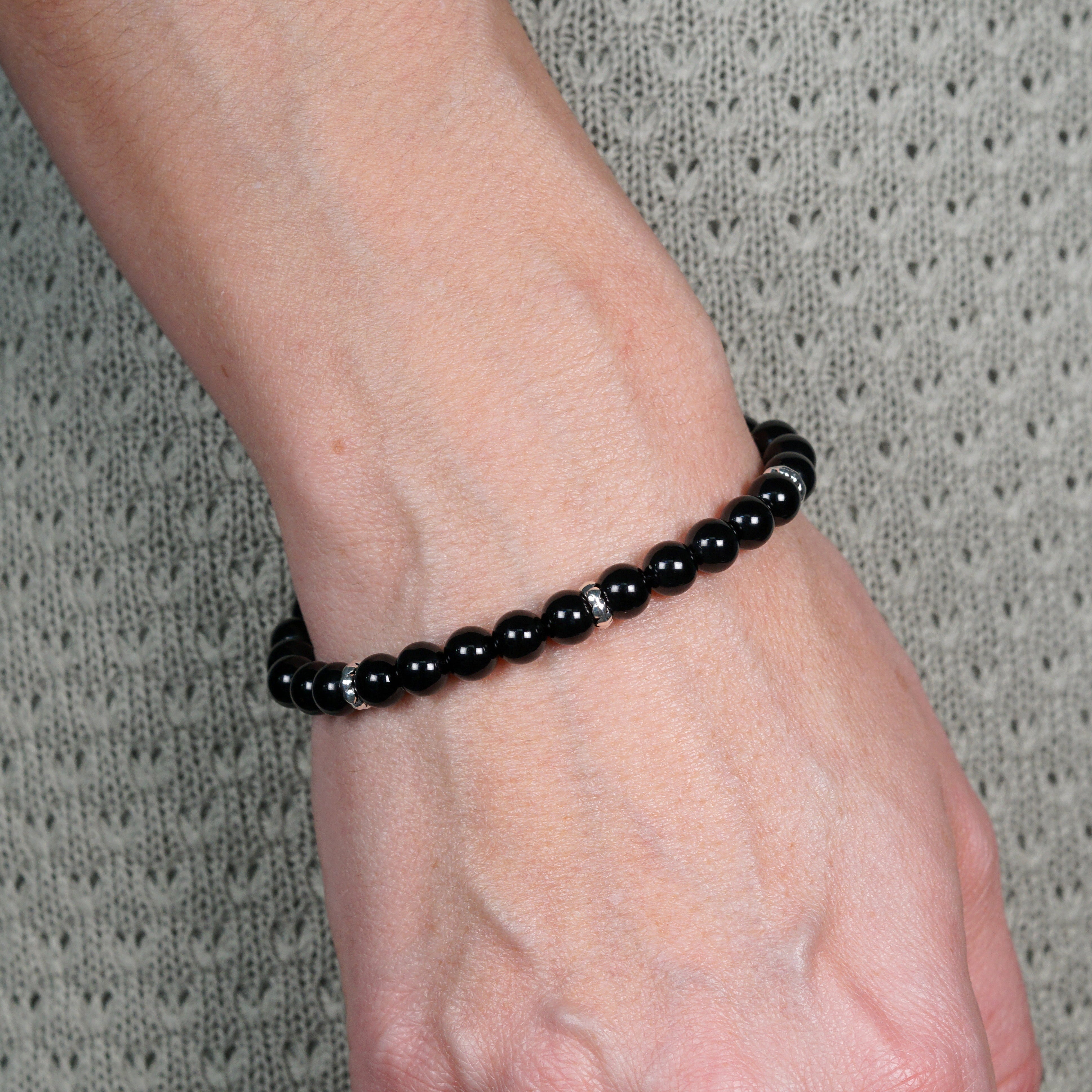 Refined Signature Bracelet | Onyx & Sterling Silver