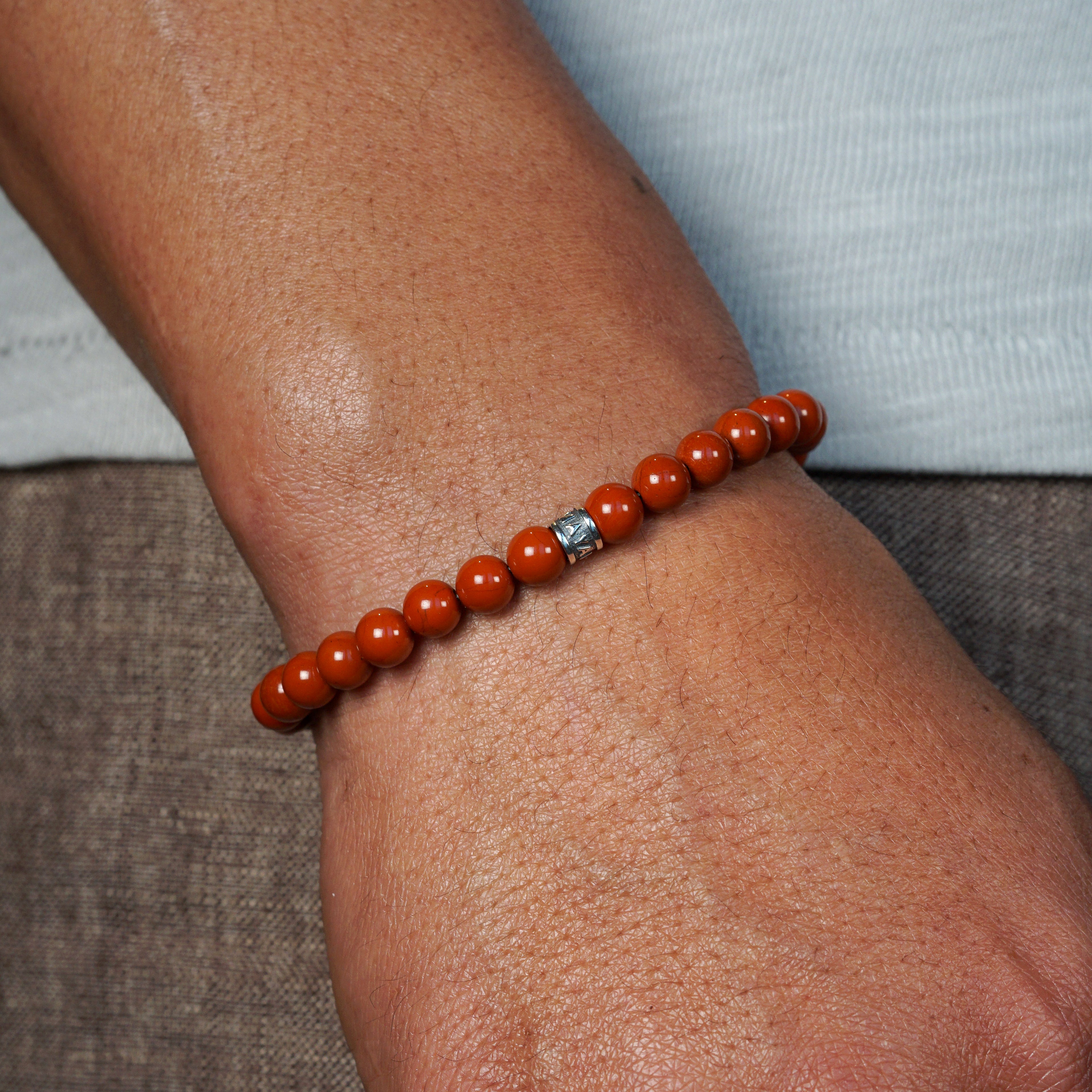 Signature Bracelet | Red Jasper & Sterling Silver