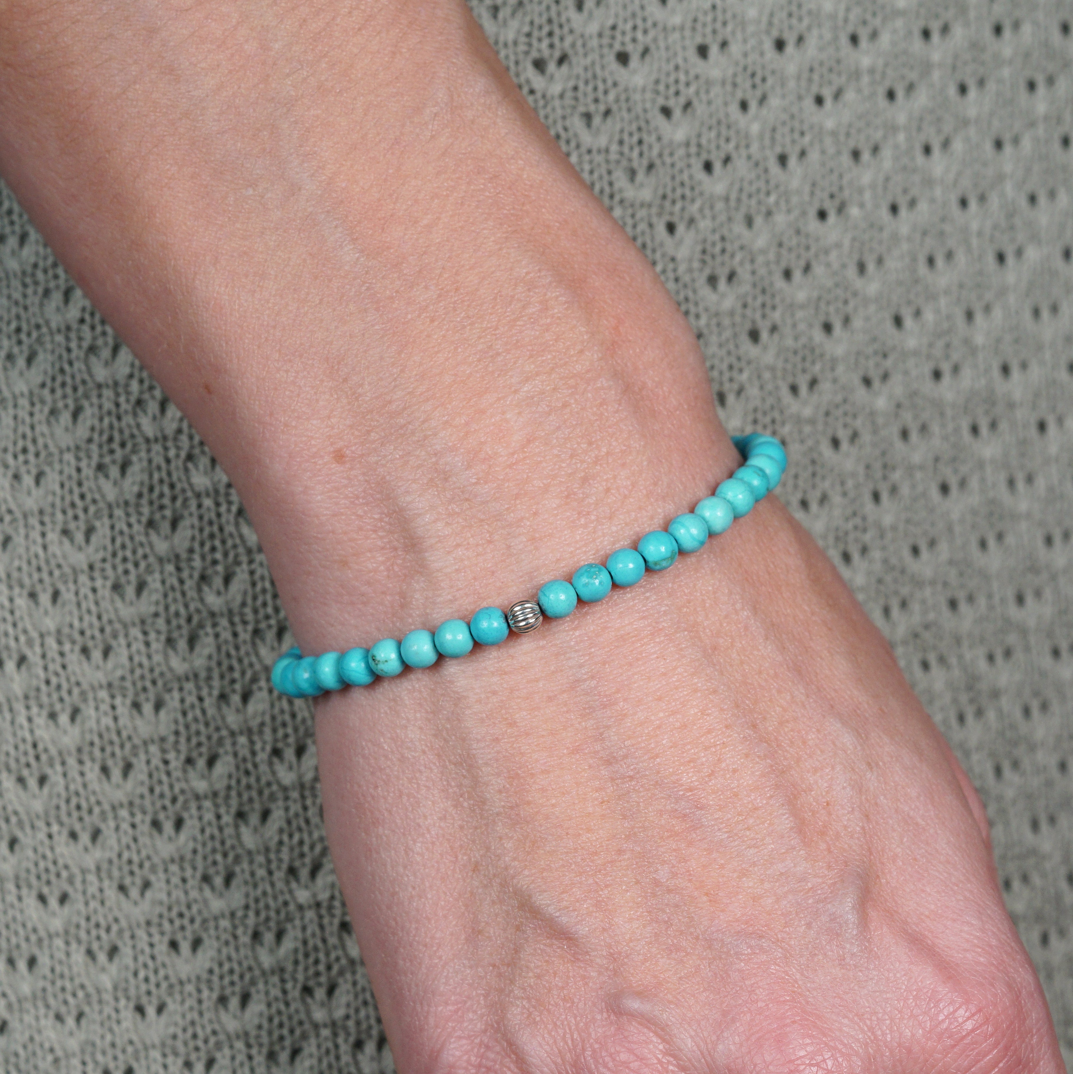 Refined Slim Bracelet | Turquoise & Sterling Silver