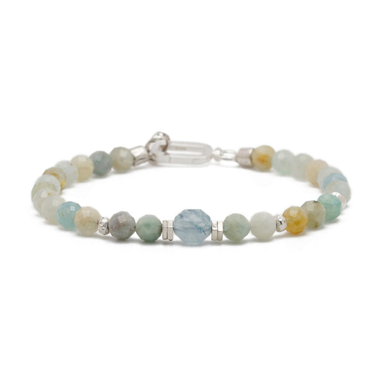 Azul Bracelet | Aquamarine & Sterling Silver