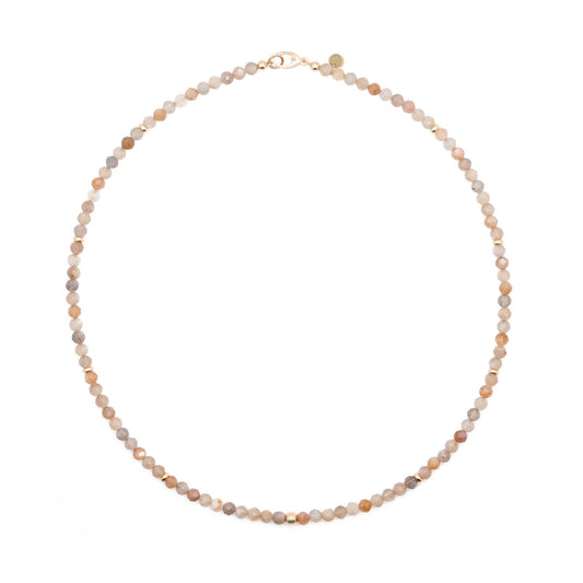 Sunstone Necklace | 14K Gold