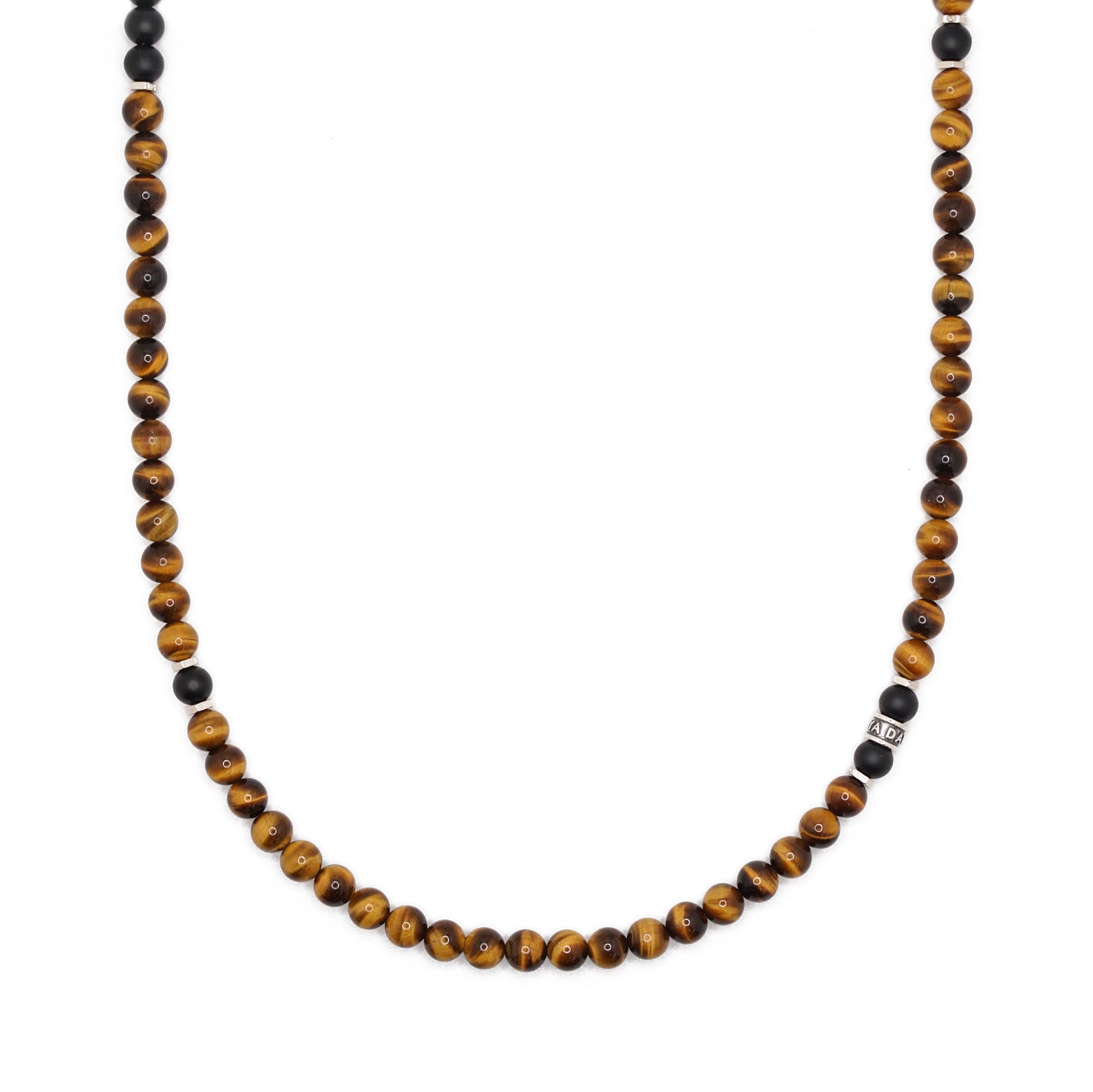Guardian Necklace | Tiger's Eye, Onyx & Sterling Silver