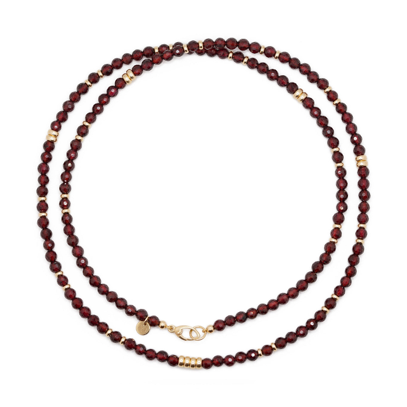 Ember Necklace | Garnet & 14K Gold