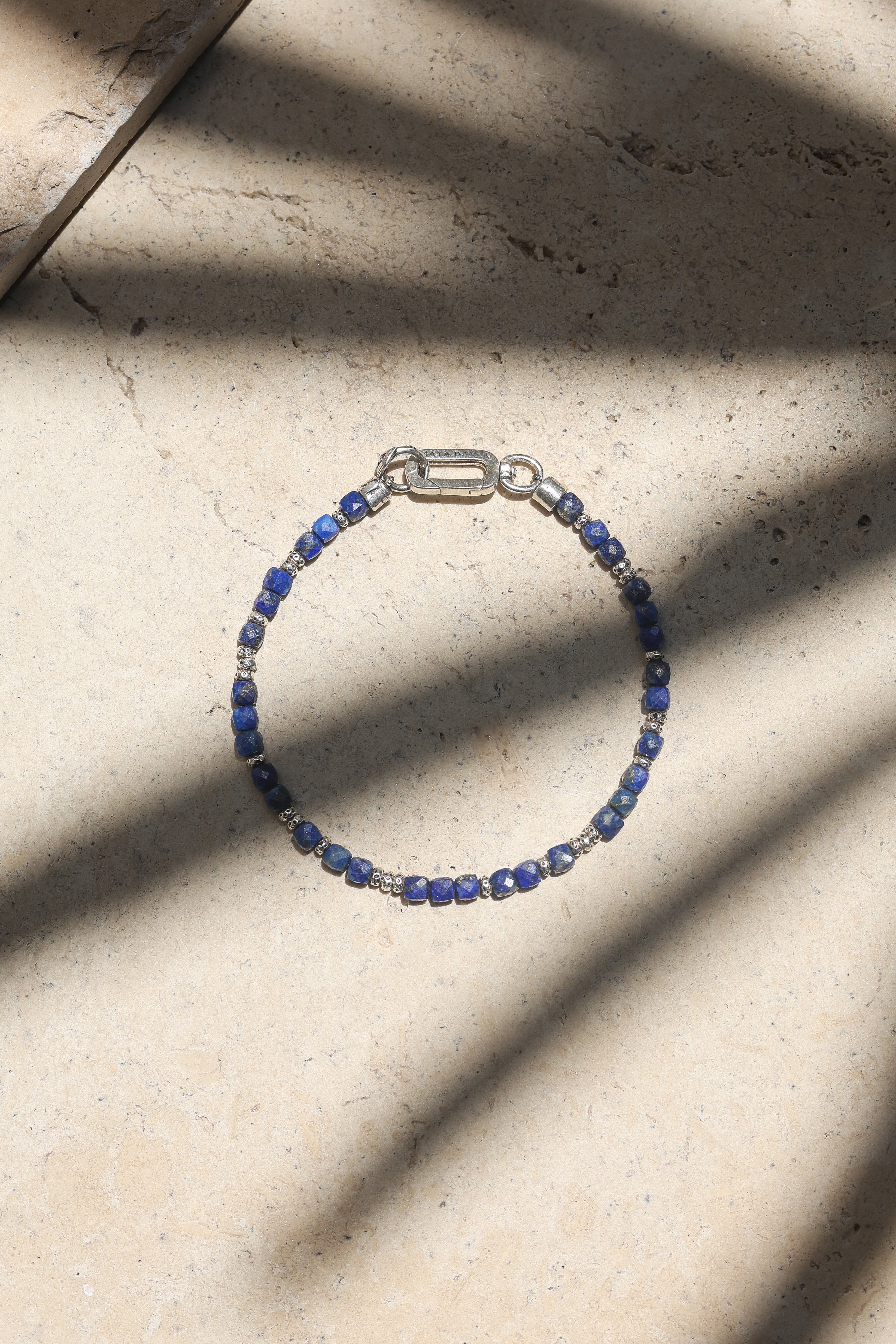 Axis Bracelet | Lapis Lazuli & Sterling Silver
