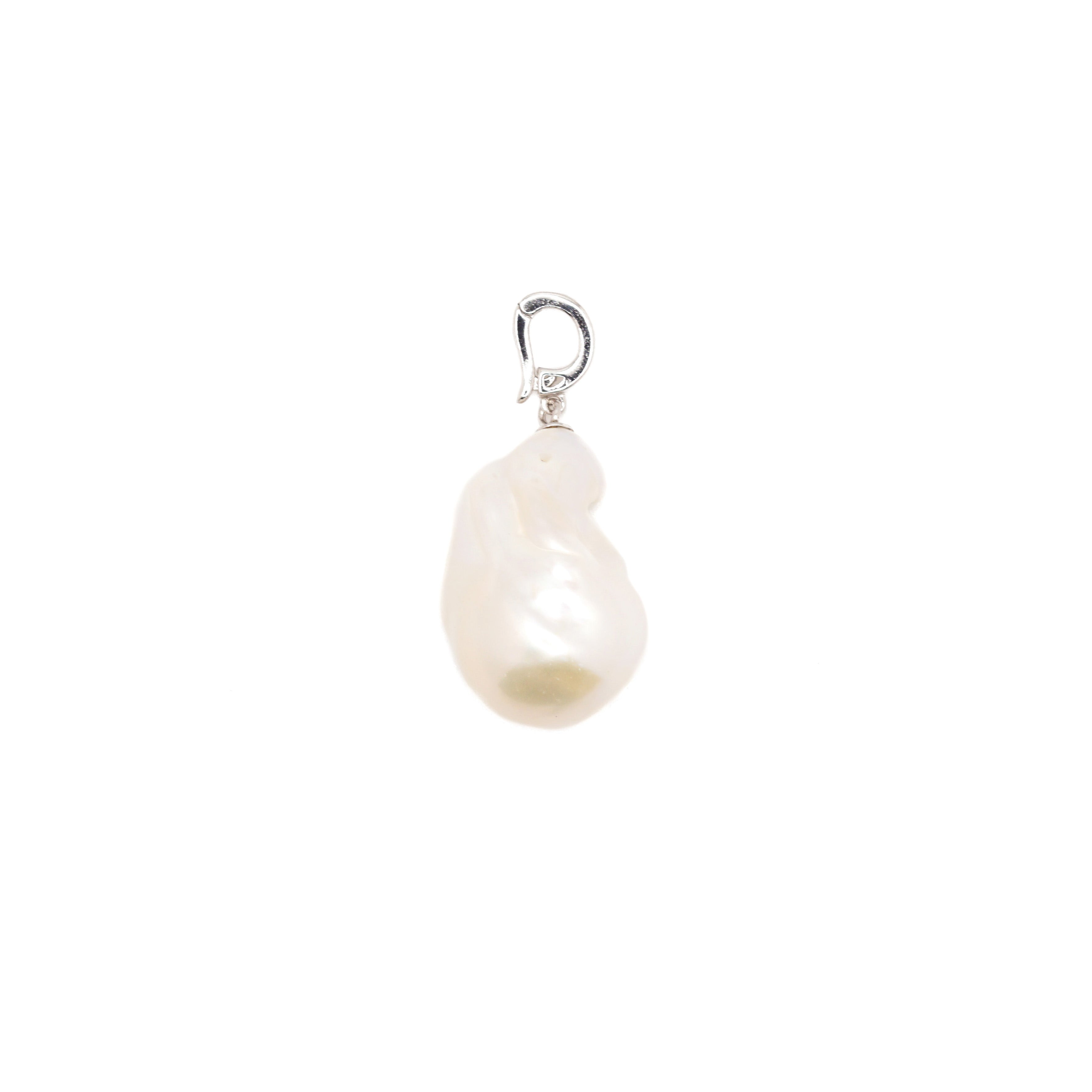 Baroque Pearl Pendant | Sterling Silver
