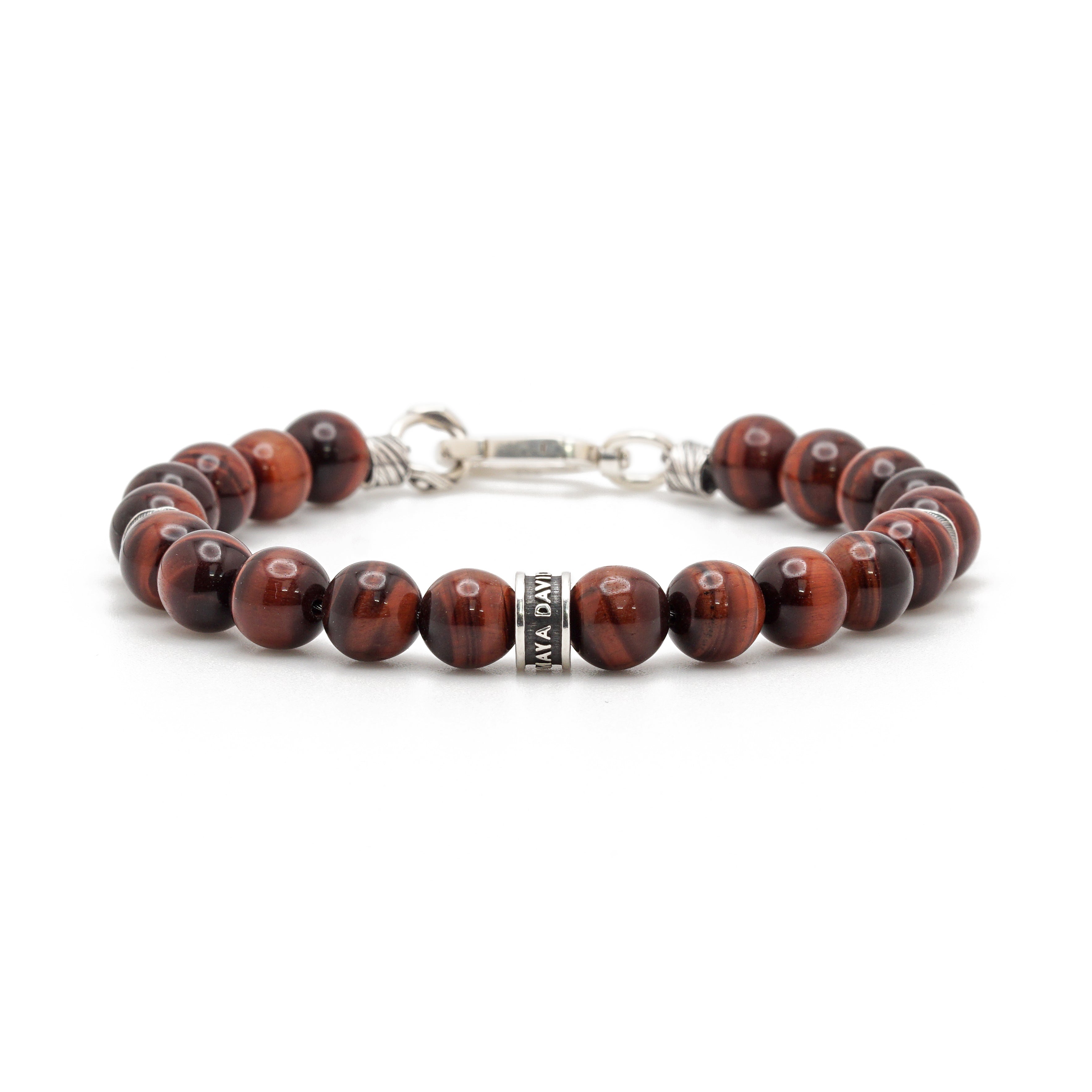Signature Bold Bracelet | Red Tiger's Eye
