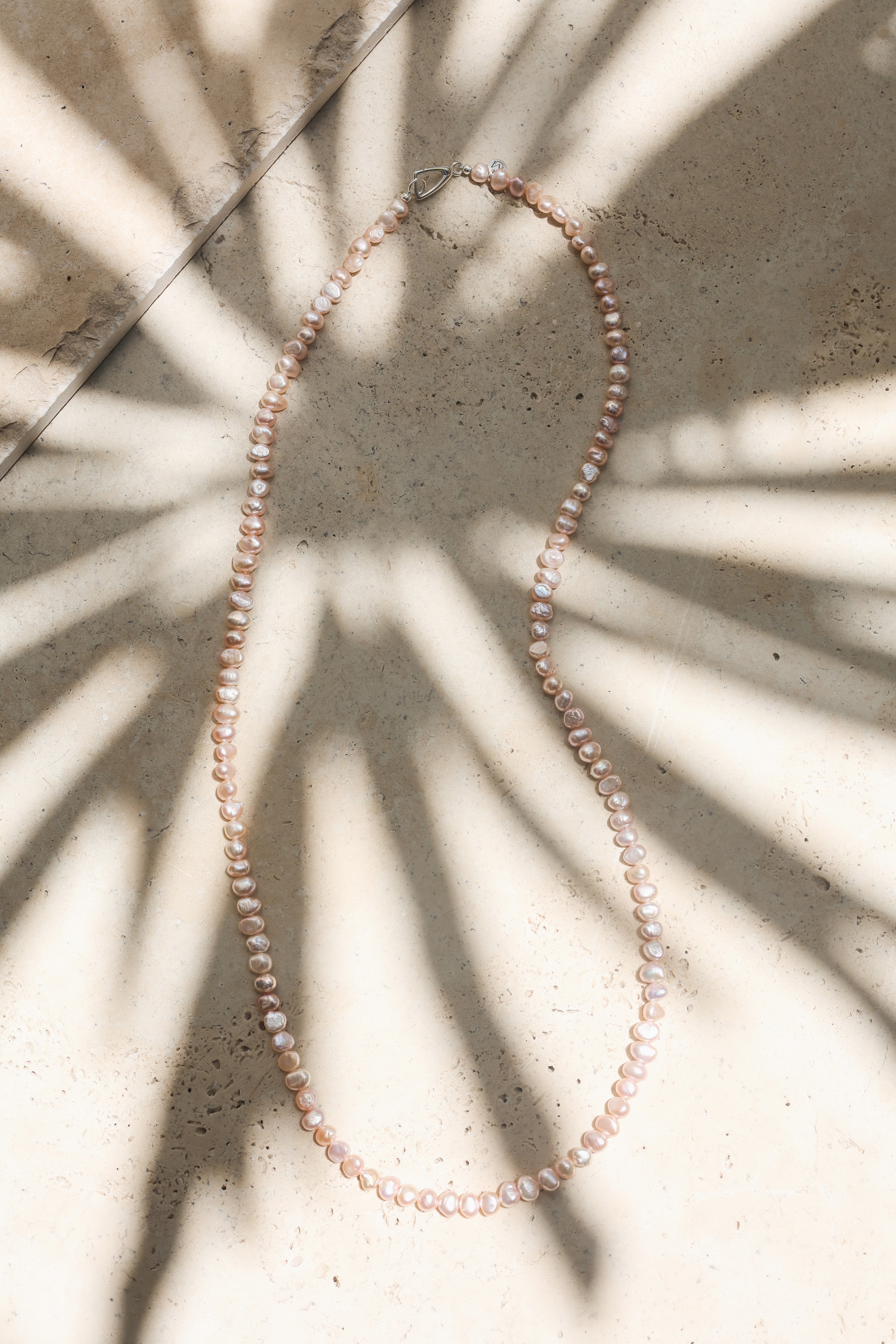 Coastline Pearl Necklace | Sterling Silver