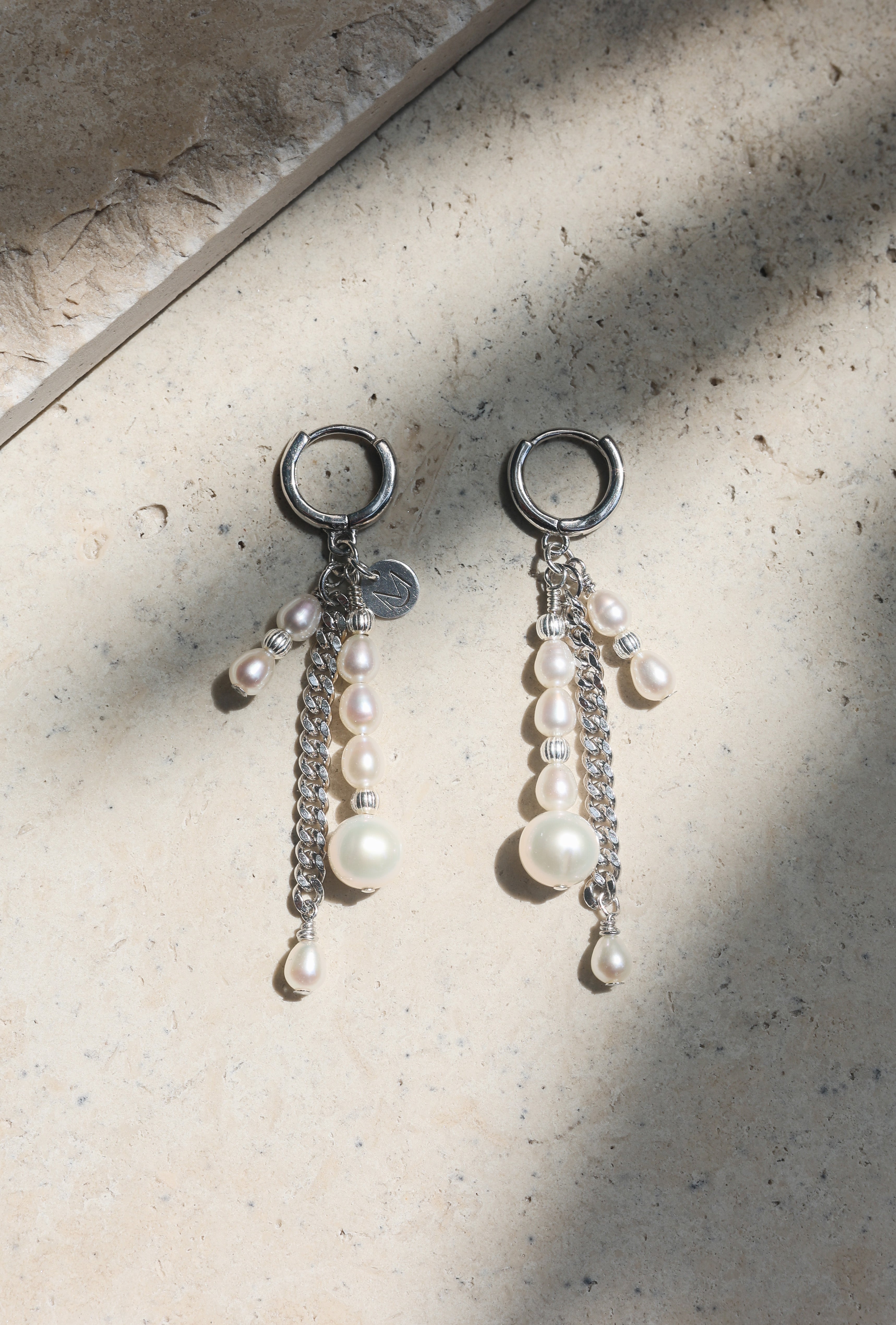 Drift Earrings | Pearls & Sterling Silver