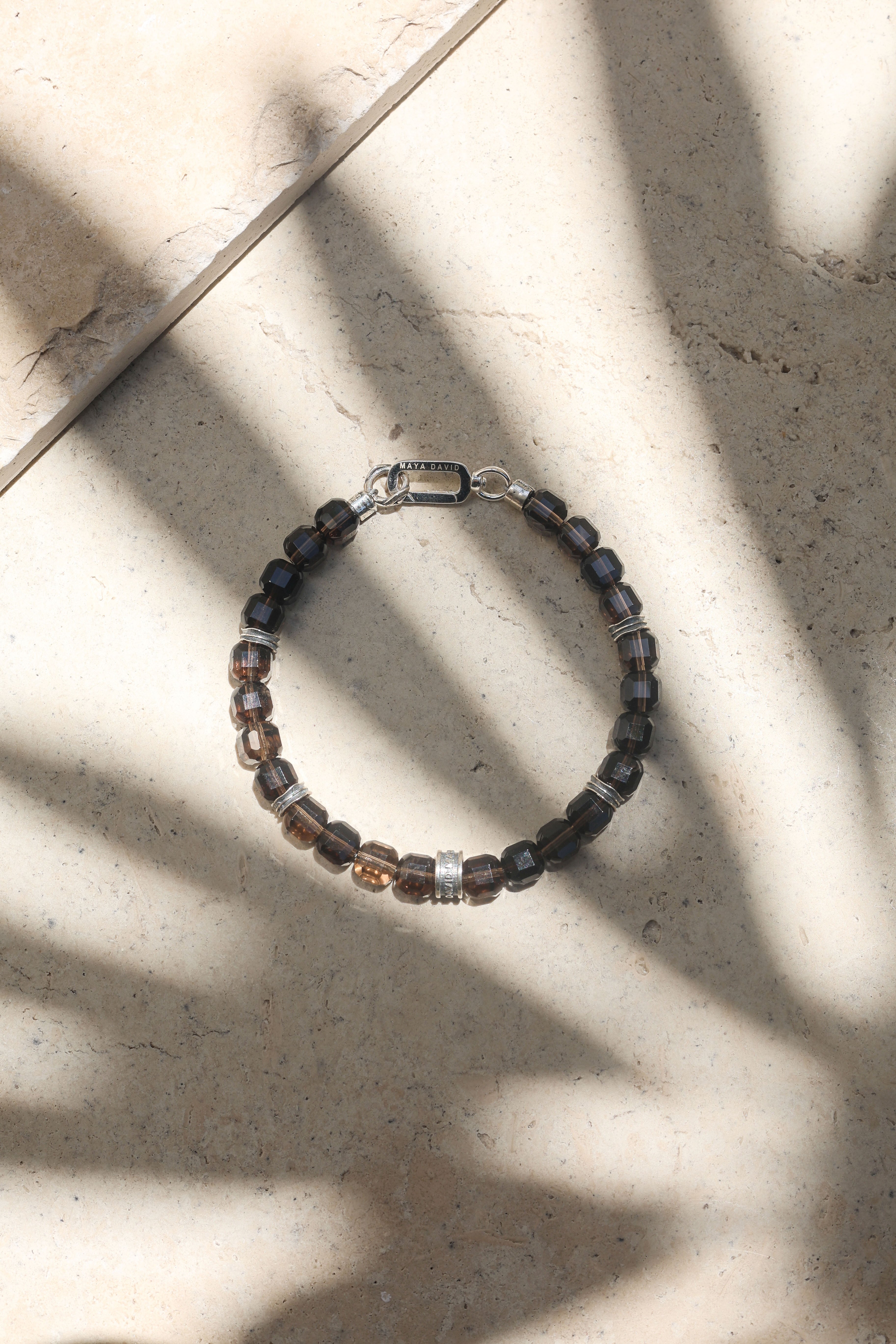 Equinox Bracelet | Smoky Quartz & Sterling Silver
