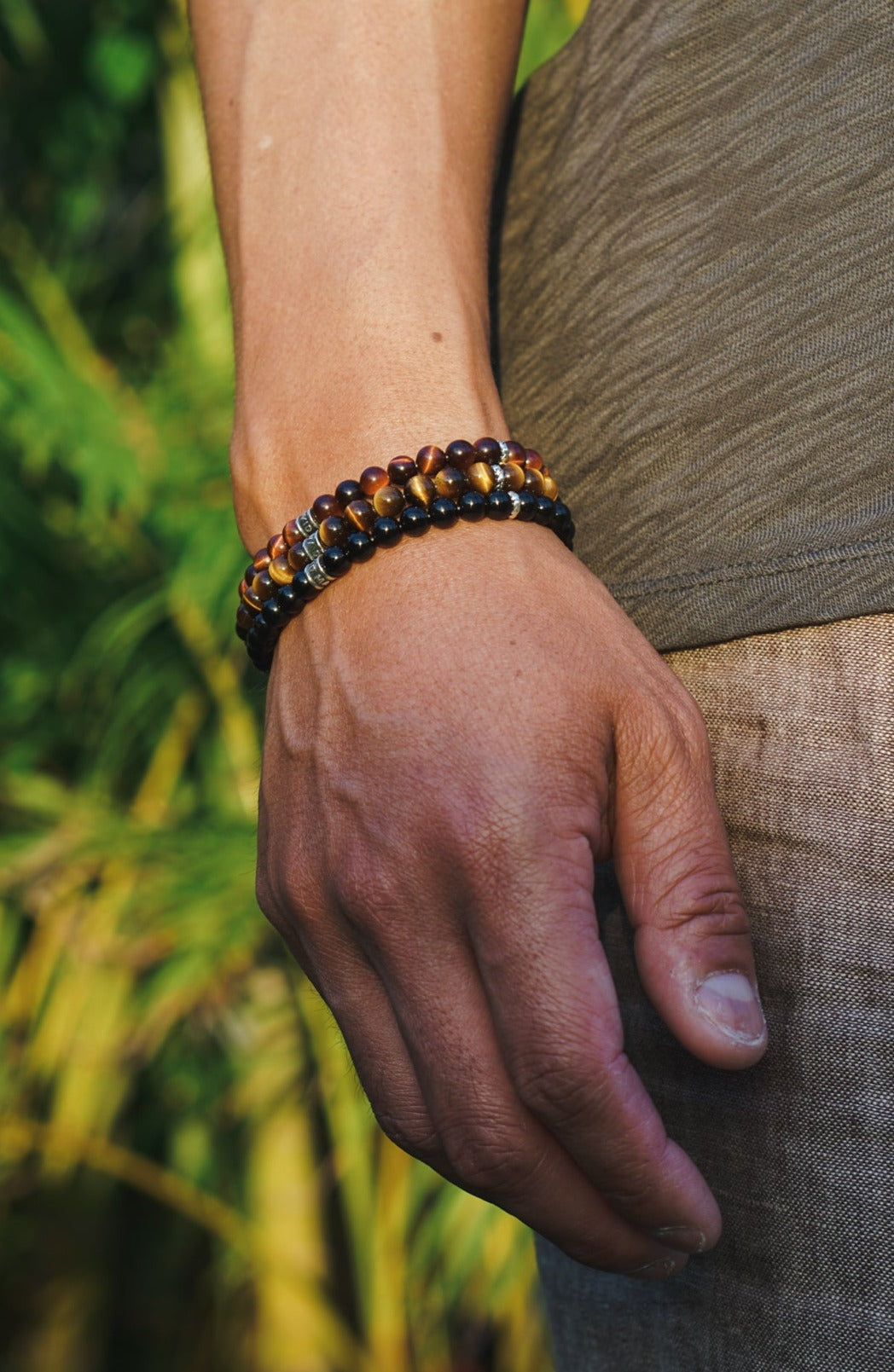 Signature Bracelet | Red Tiger's Eye & Sterling Silver
