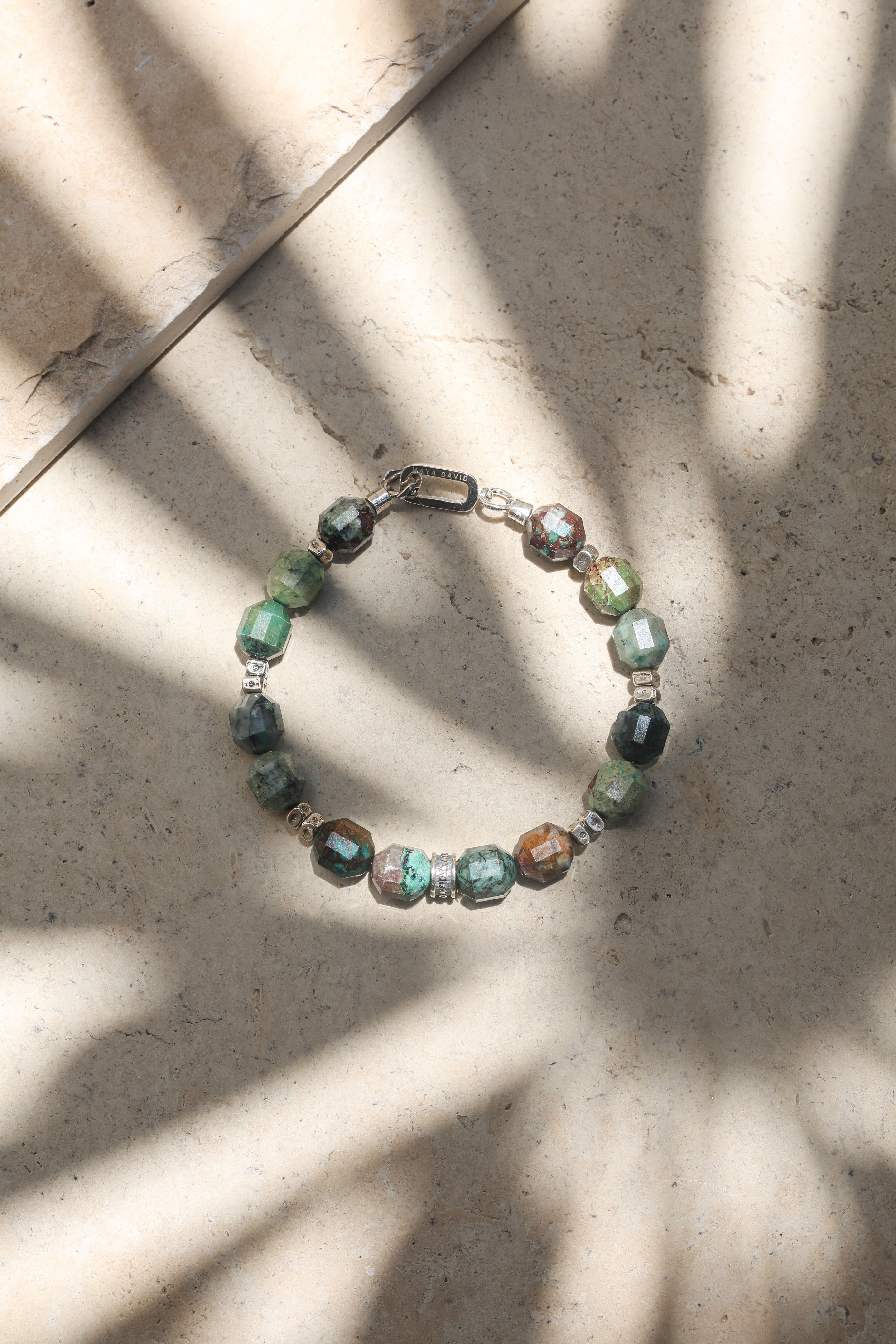 Forge Bracelet | Chrysocolla & Sterling Silver