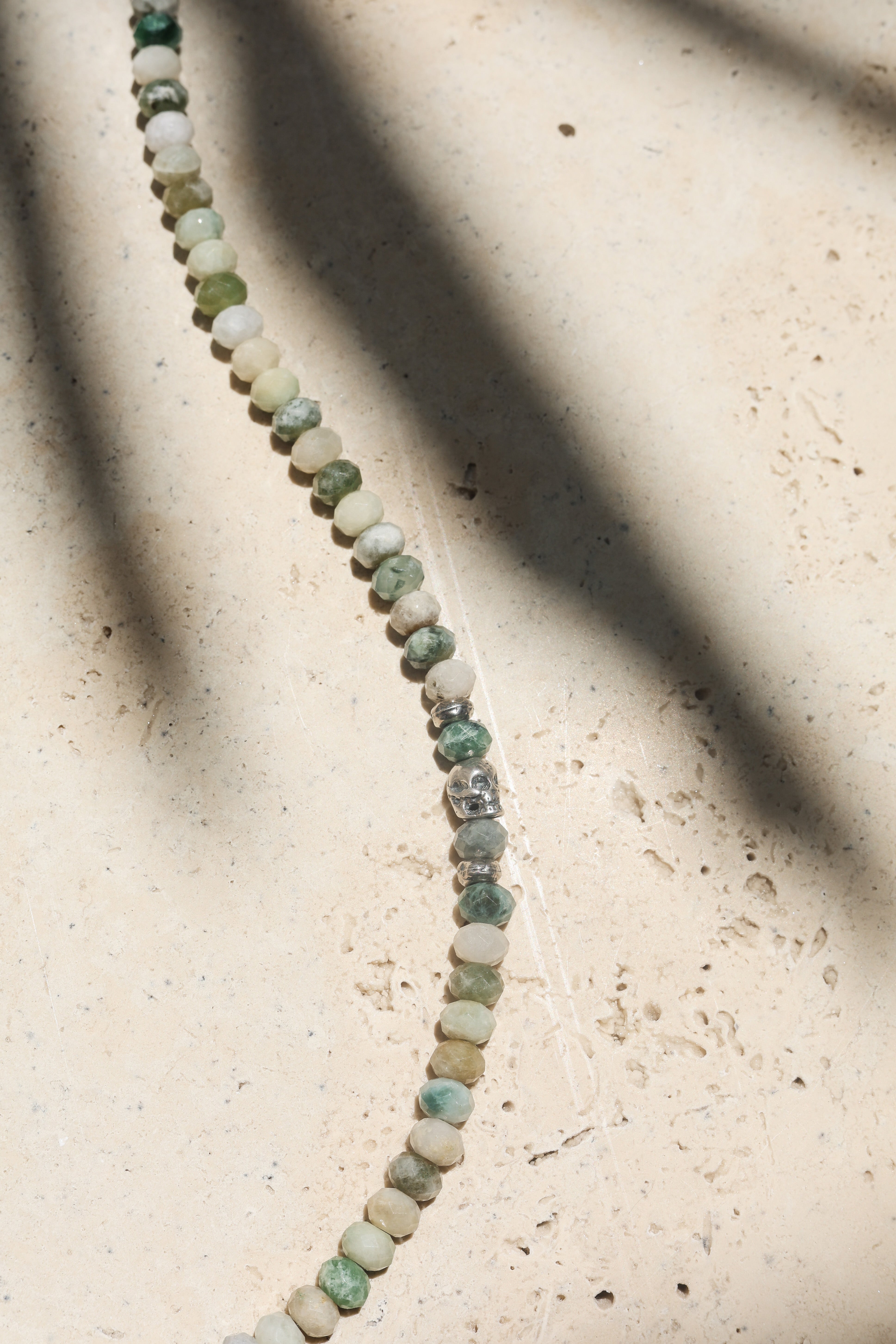 Ghost Jade Necklace | Burmese Jade & Sterling Silver