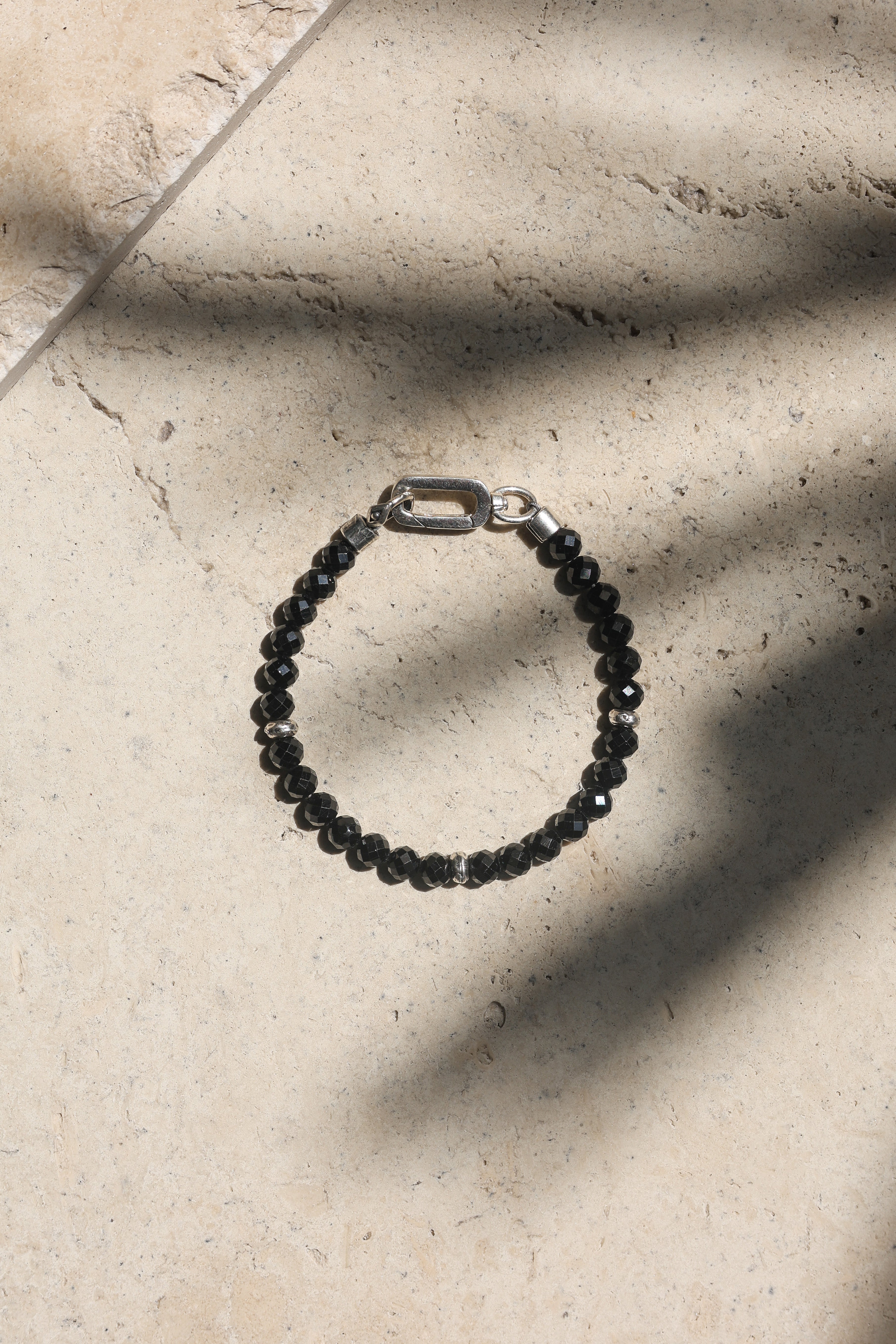 Laguna Bracelet | Black Spinel & Sterling Silver