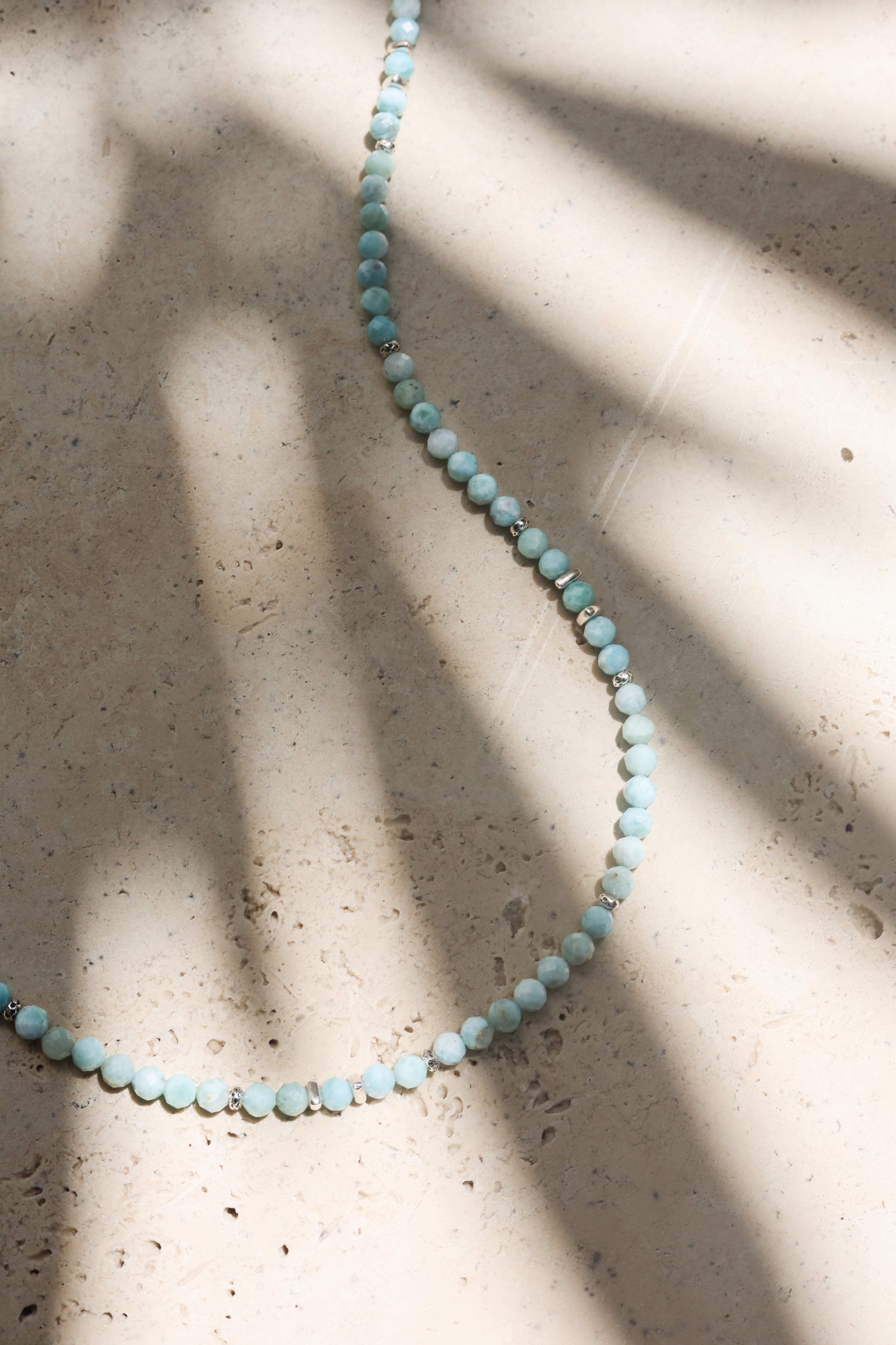 Lagoon Necklace | Larimar & Sterling Silver