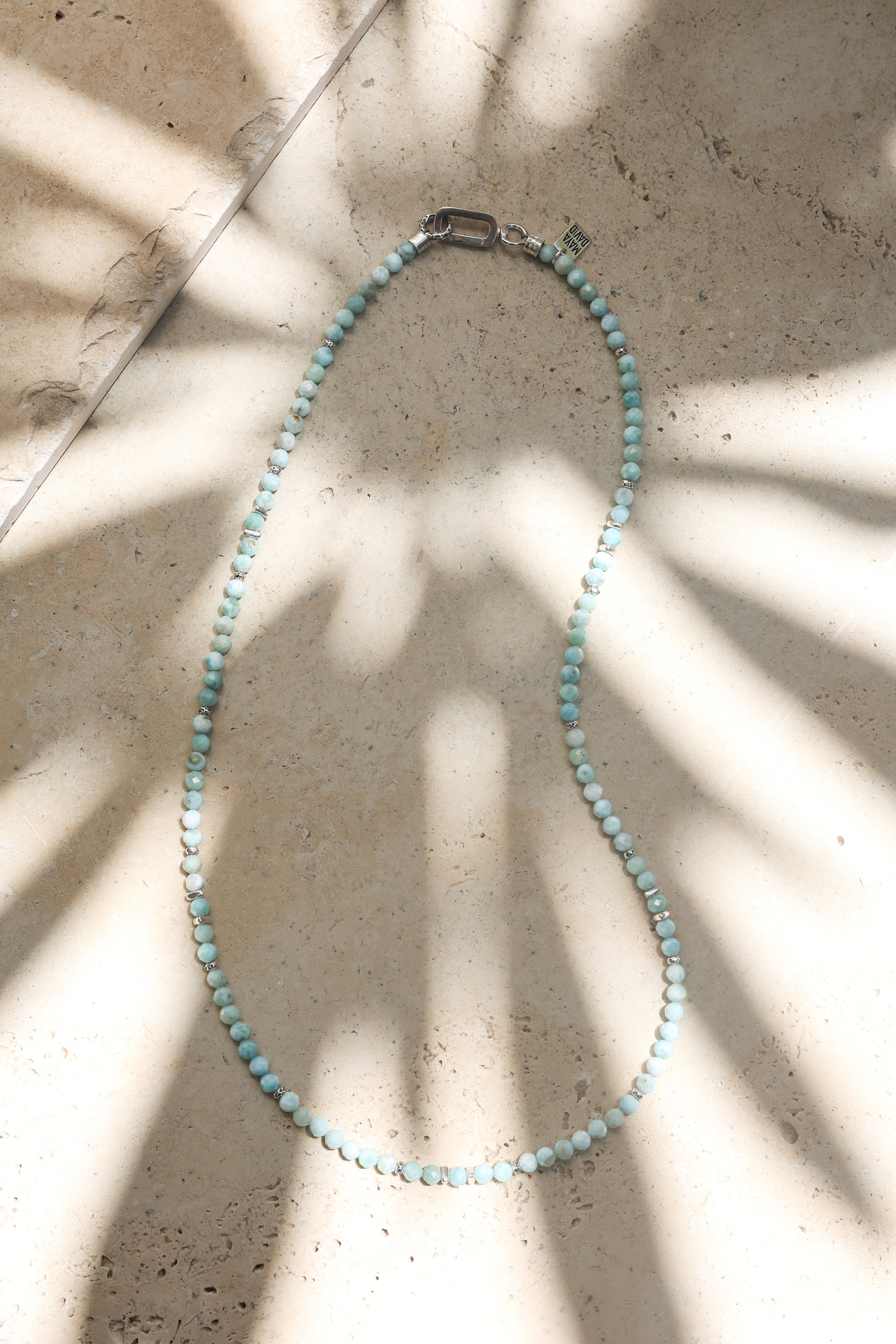 Lagoon Necklace | Larimar & Sterling Silver