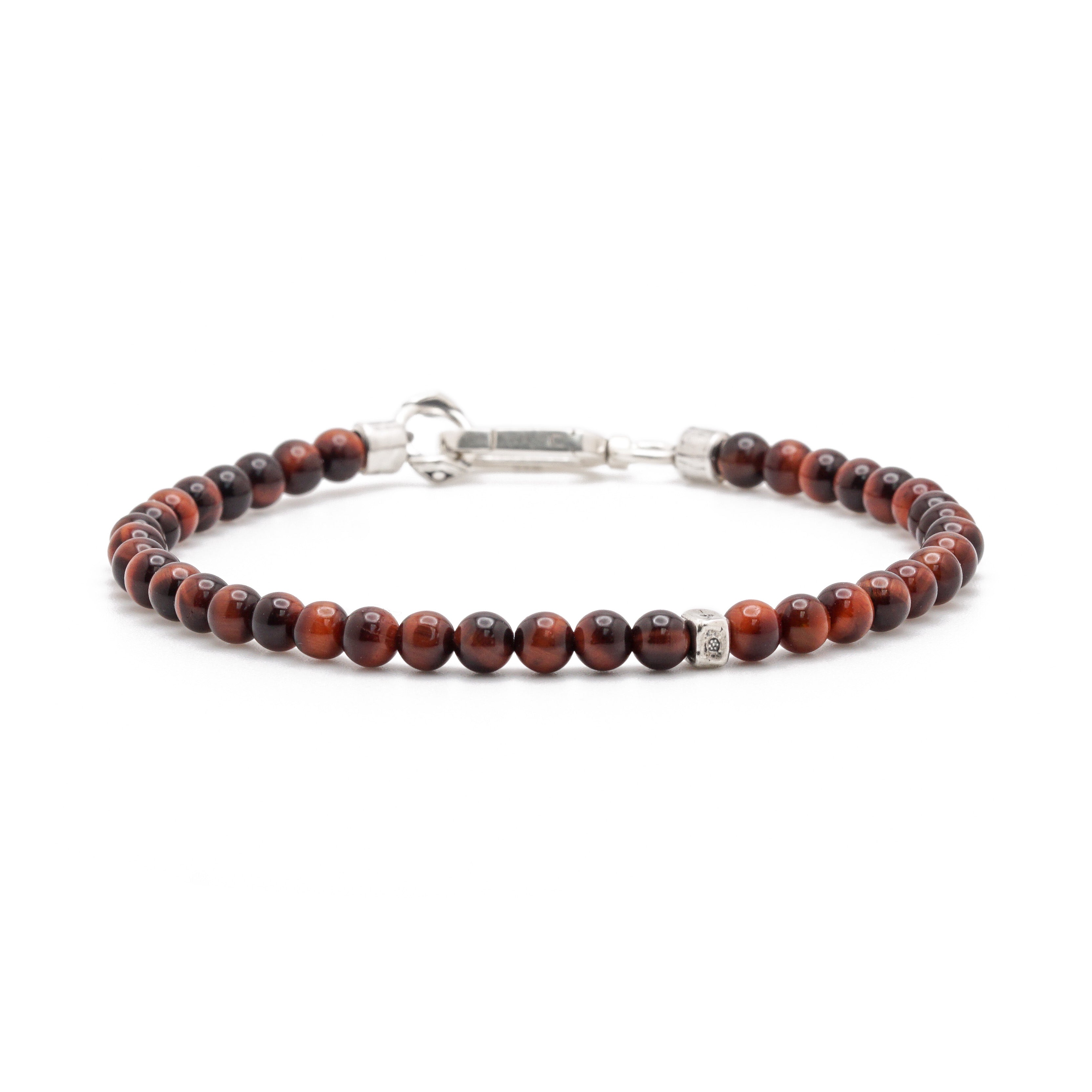 Signature Slim Bracelet | Red Tiger's Eye