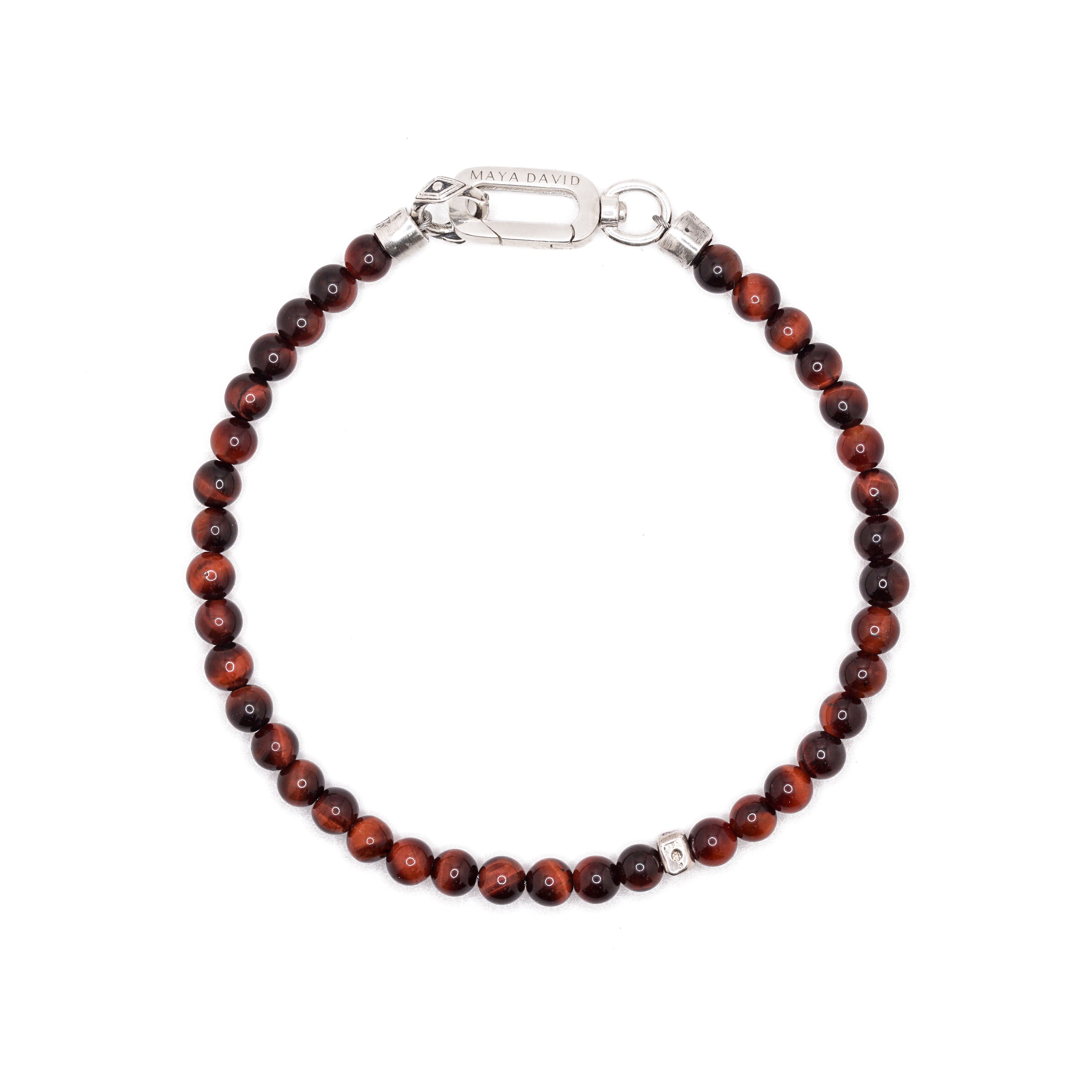 Signature Slim Bracelet | Red Tiger's Eye