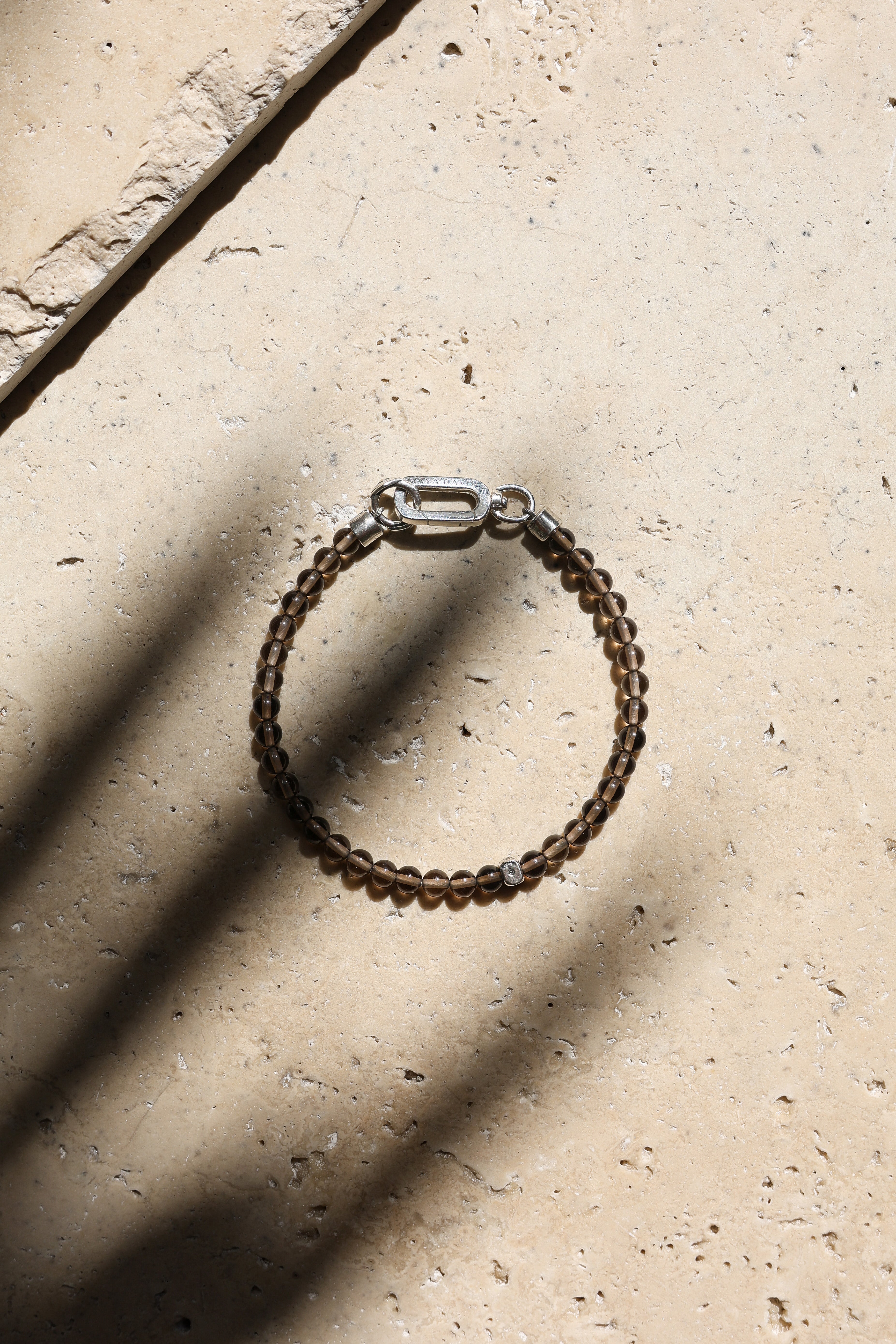 Signature Slim Bracelet | Smoky Quartz