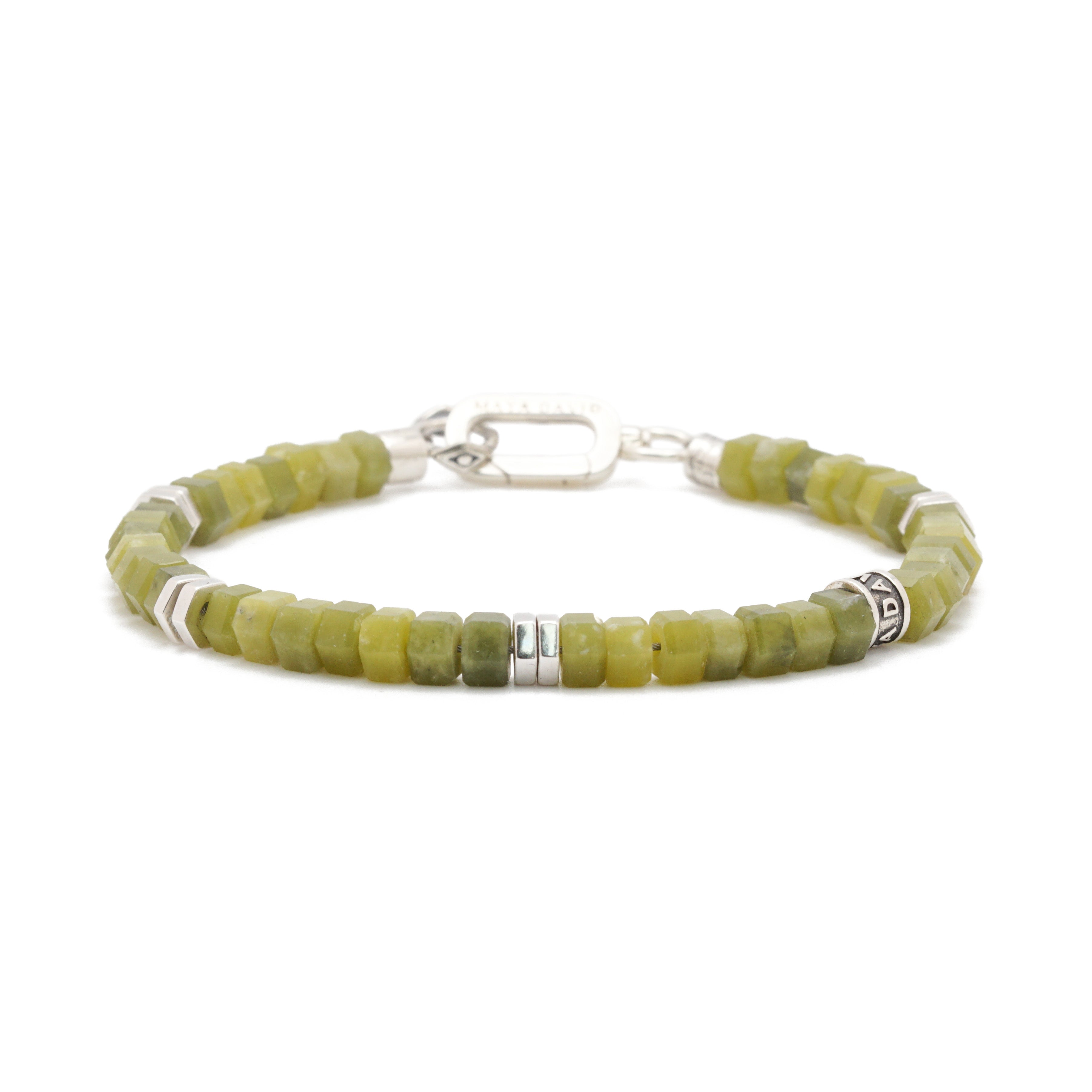 Verge Bracelet | Korean Jade & Sterling Silver